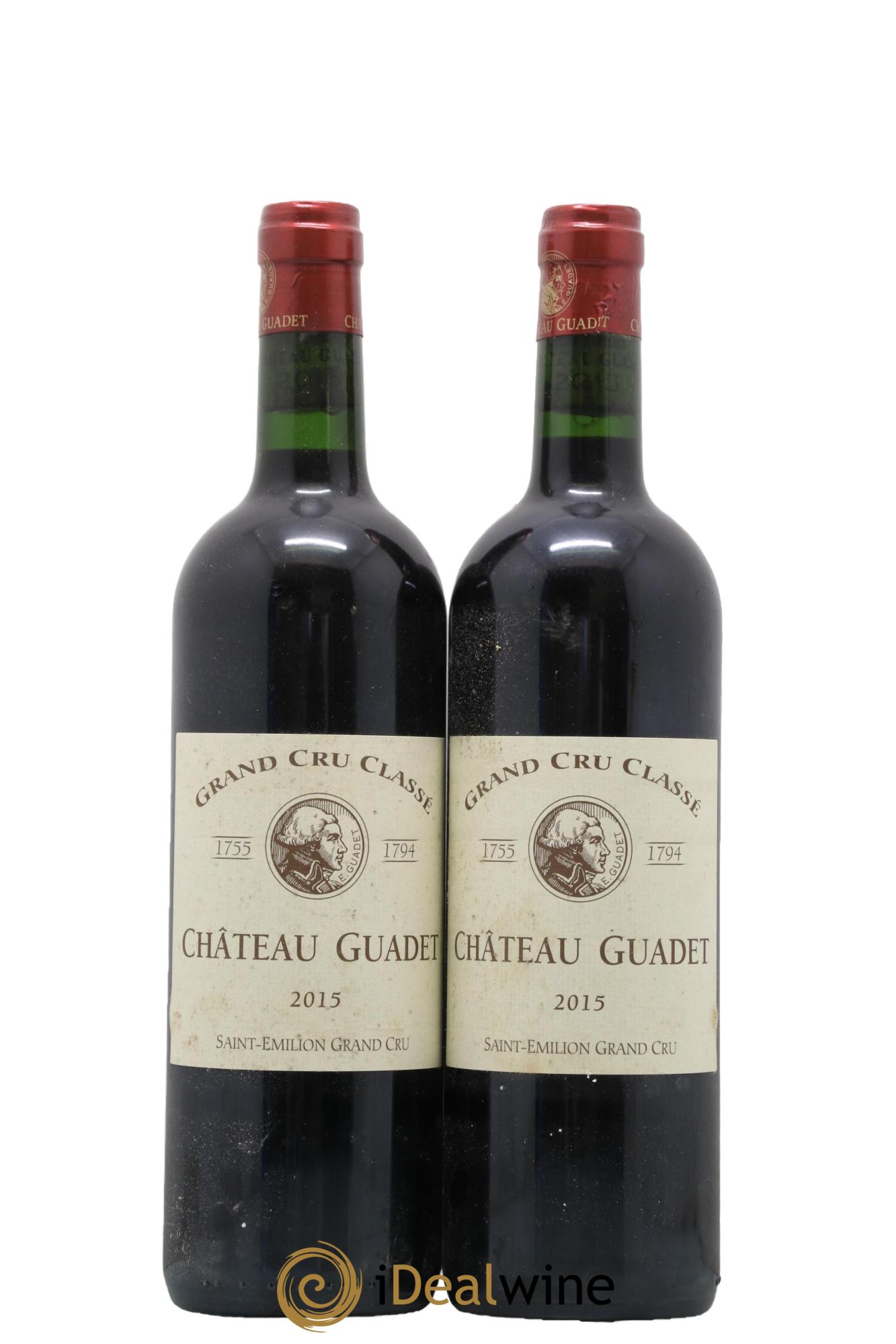 Château Guadet  Grand Cru Classé  2015 - Lotto di 2 bottiglie - 0