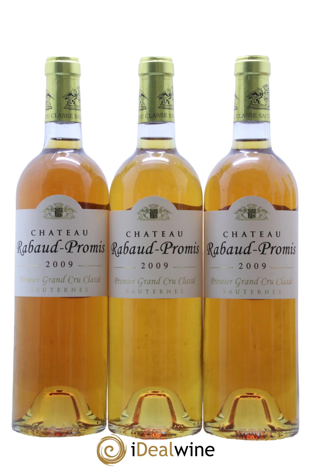 Château Rabaud Promis 1er Grand Cru Classé  2009 - Lot de 6 bouteilles - 1