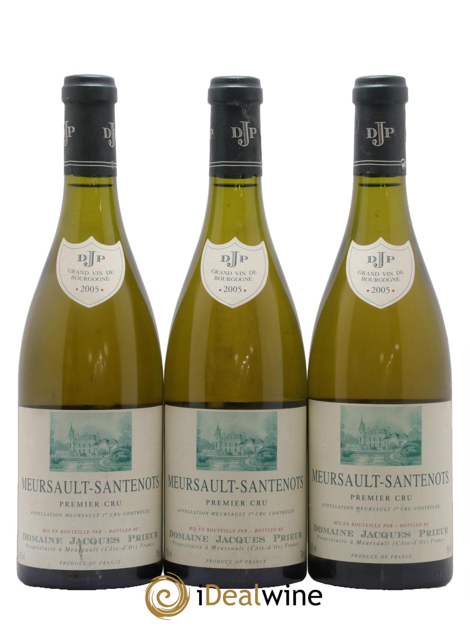 Meursault 1er Cru Santenots Jacques Prieur (Domaine) 2005 - Posten von 3 Flaschen - 0