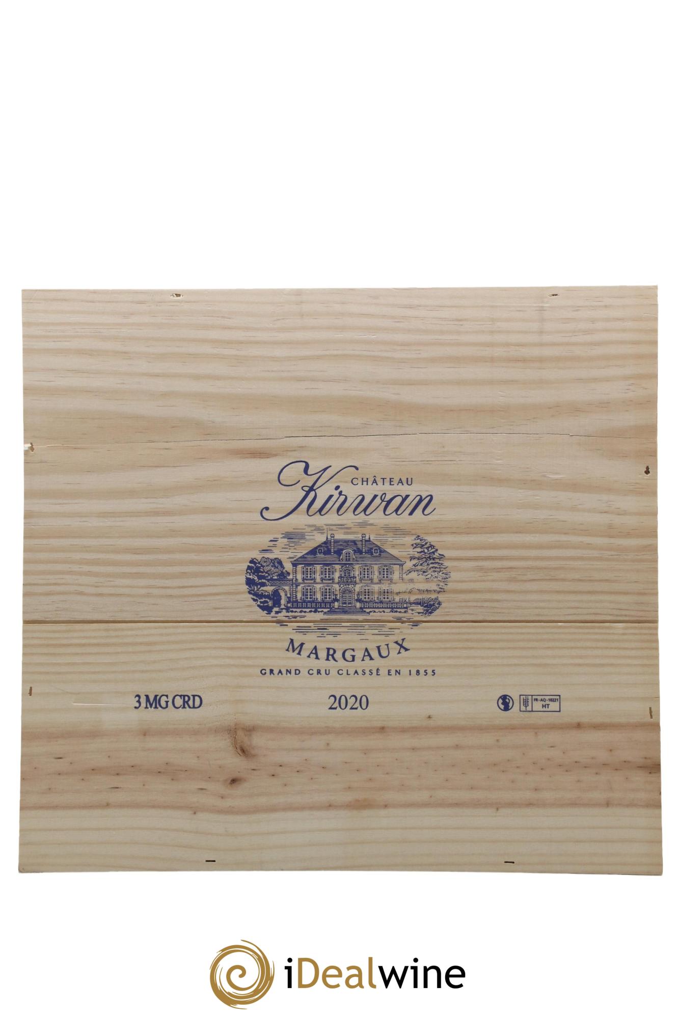 Château Kirwan 3ème Grand Cru Classé 2020 - Posten von 3 Magnum - 1