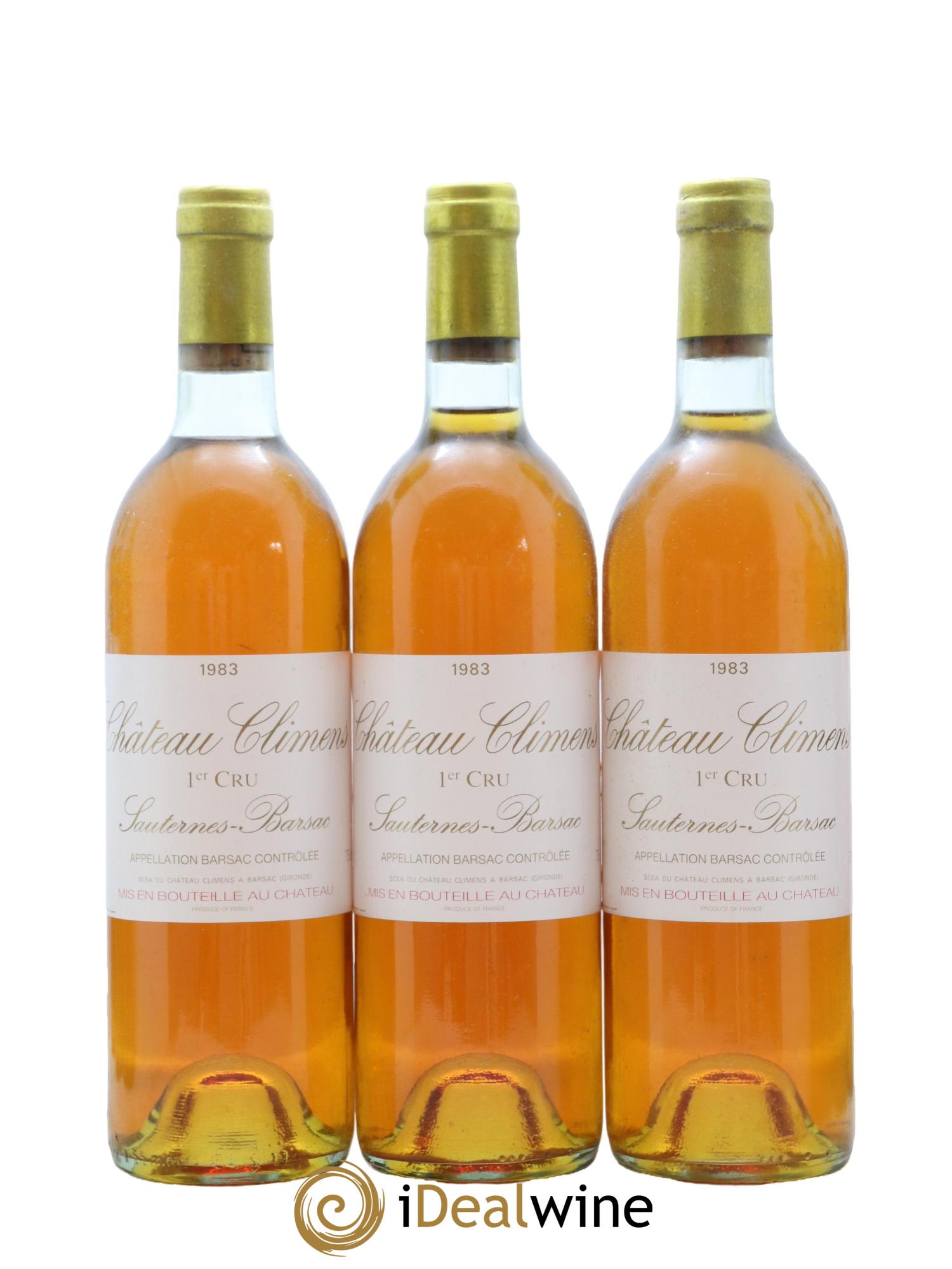 Château Climens 1er Grand Cru Classé 1983 - Posten von 12 Flaschen - 2