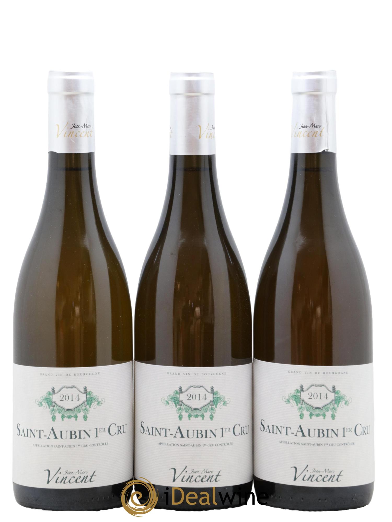 Saint-Aubin 1er Cru Jean Marc Vincent 2014 - Posten von 3 Flaschen - 0