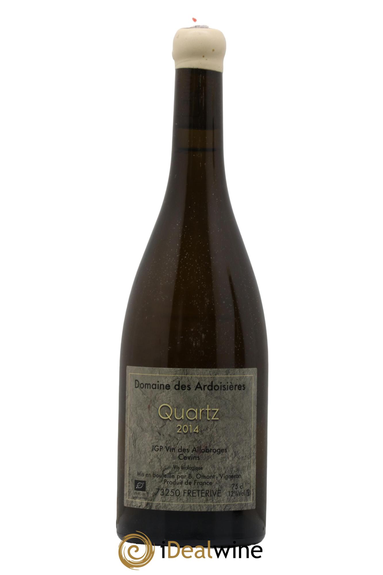 IGP Vin des Allobroges - Cévins Quartz Ardoisières (Domaine des) 2014 - Posten von 1 Flasche - 0