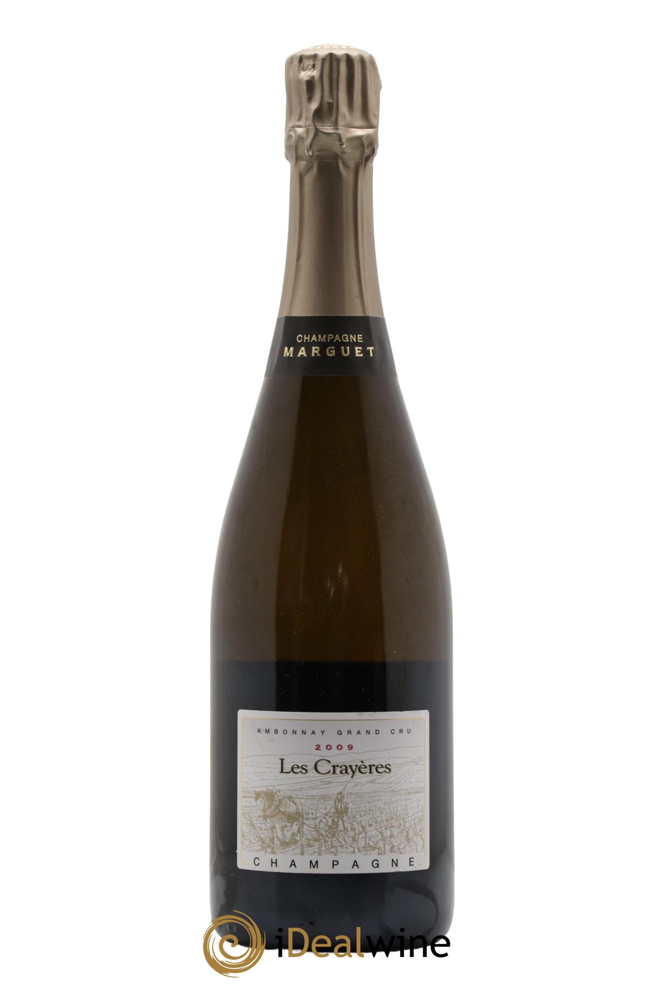 Les Crayères Grand Cru Brut Nature Marguet 2009 - Lot de 1 bouteille - 0