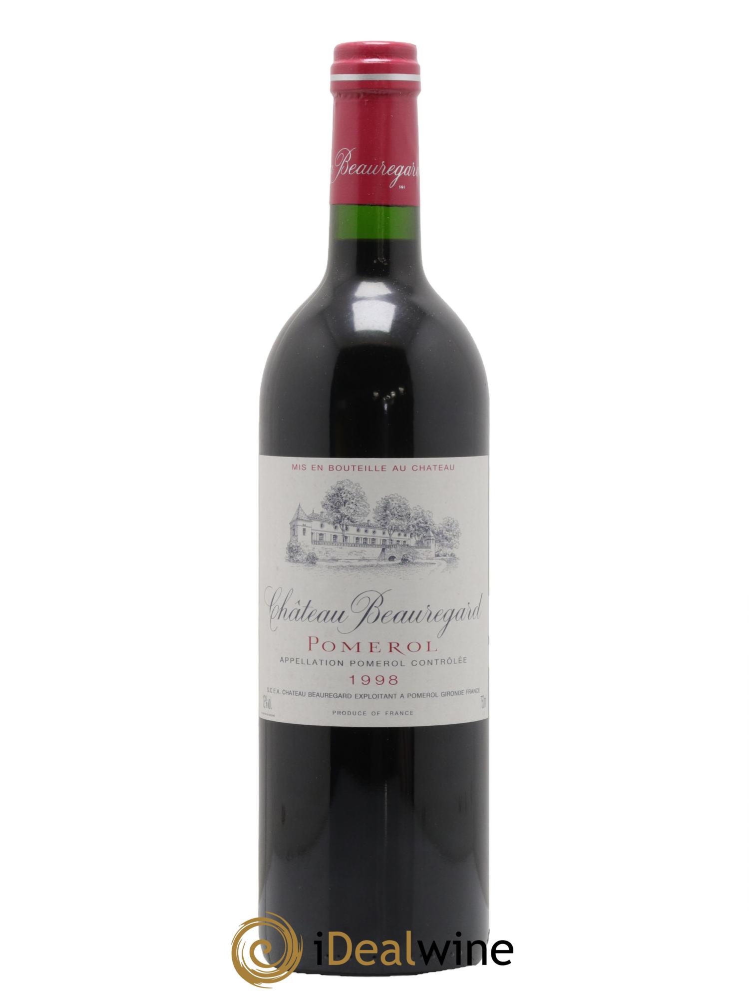 Château Beauregard 1998 - Lot de 1 bouteille - 0