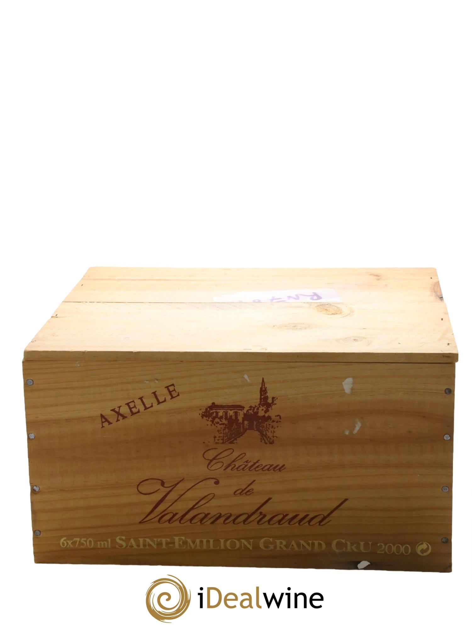 Axelle de Valandraud 2000 - Lot de 6 bouteilles - 3