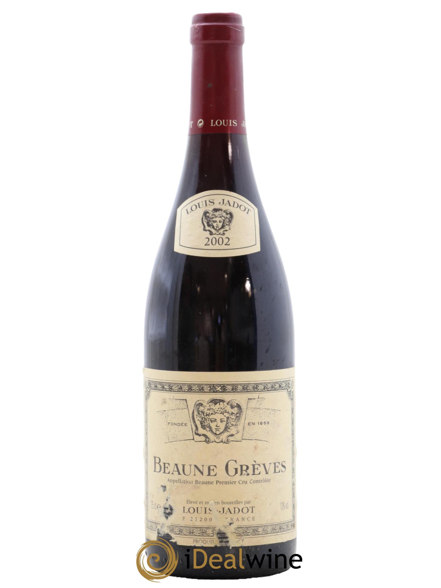 Beaune 1er Cru Grèves Domaine Louis Jadot 2002 - Lot of 1 bottle - 0