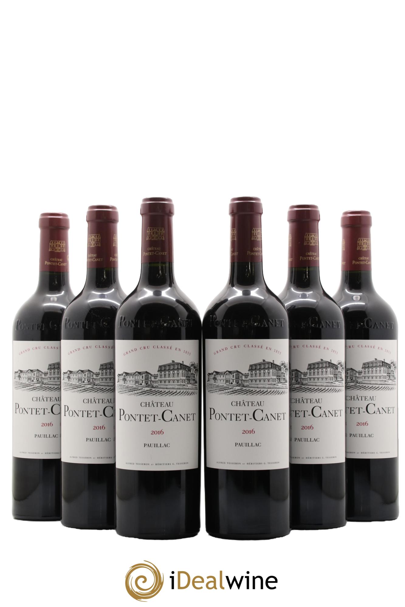 Château Pontet Canet 5ème Grand Cru Classé 2016 - Lotto di 6 bottiglie - 0