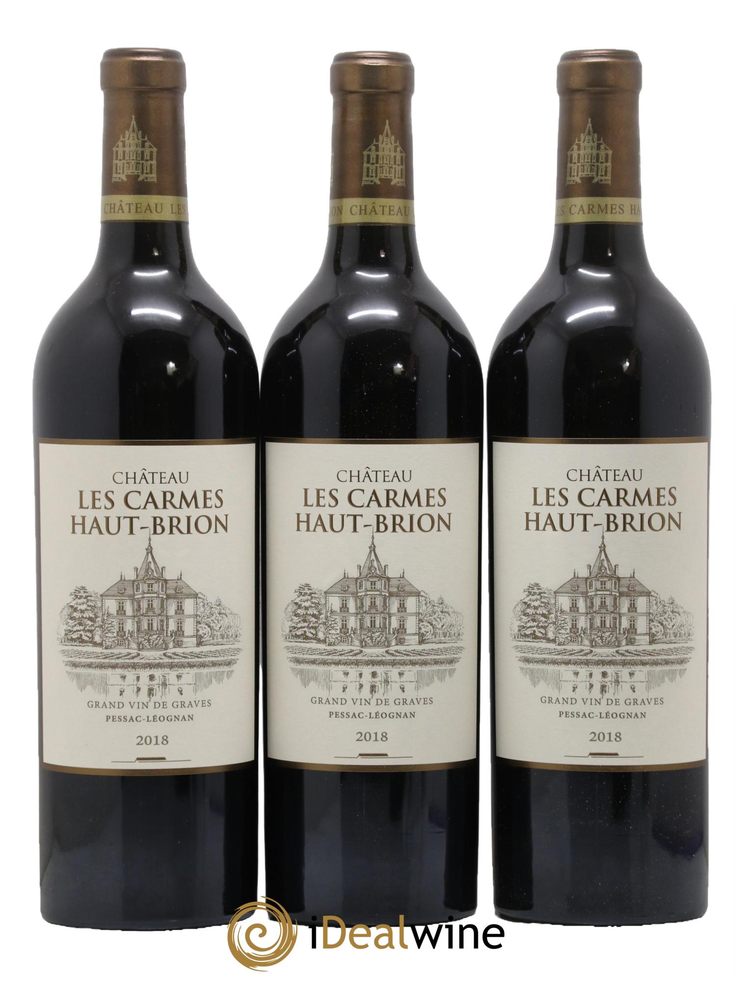 Château Les Carmes Haut-Brion 2018 - Lot of 6 bottles - 2