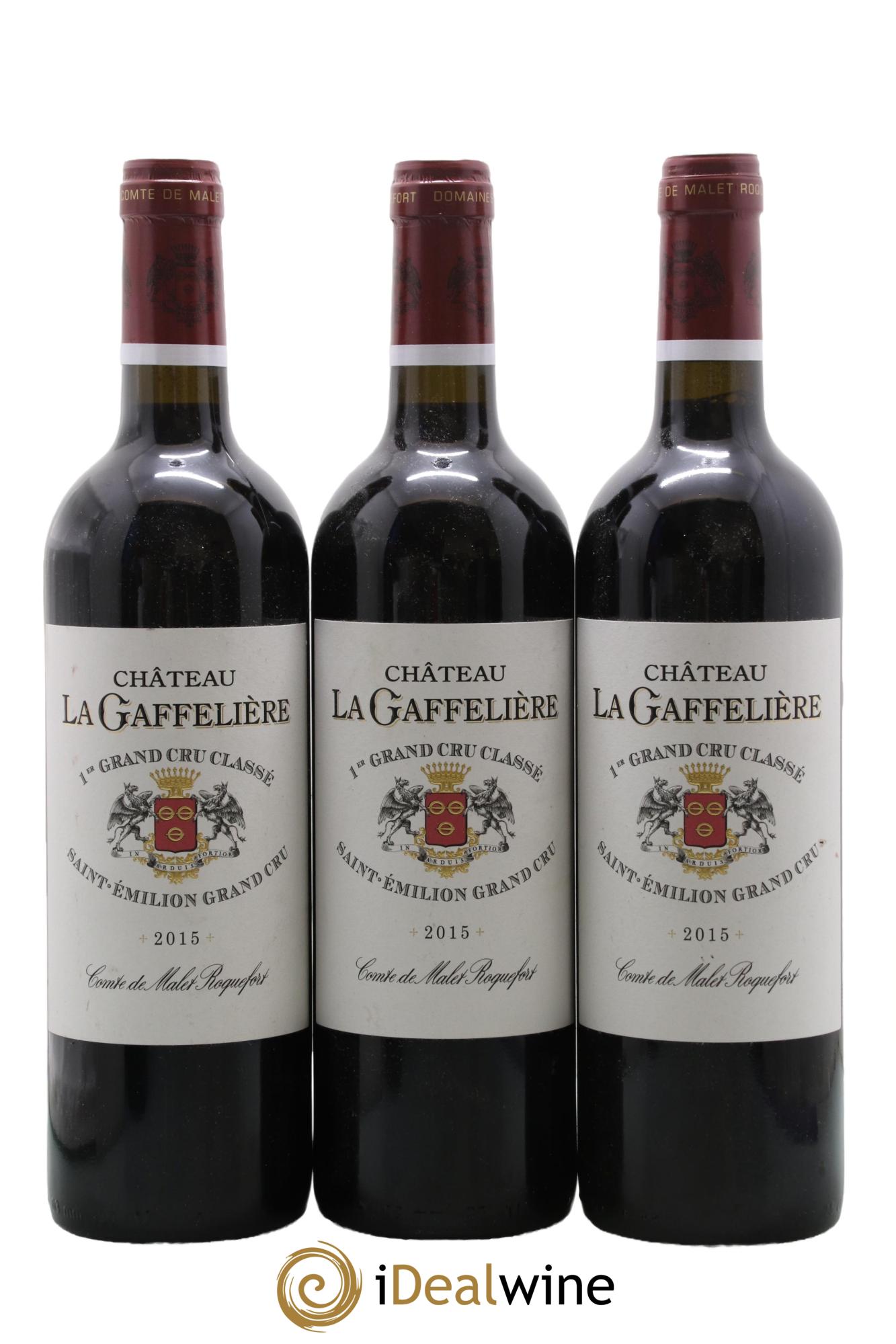 Château la Gaffelière 1er Grand Cru Classé B 2015 - Lot de 3 bouteilles - 0