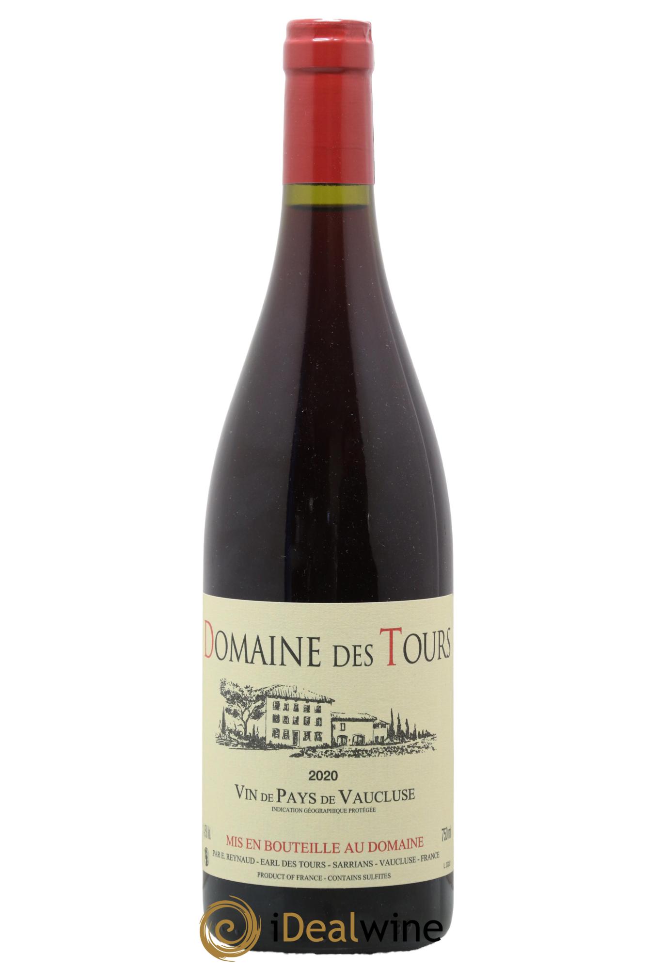 IGP Vaucluse (Vin de Pays de Vaucluse) Domaine des Tours Emmanuel Reynaud  2020 - Lotto di 1 bottiglia - 0