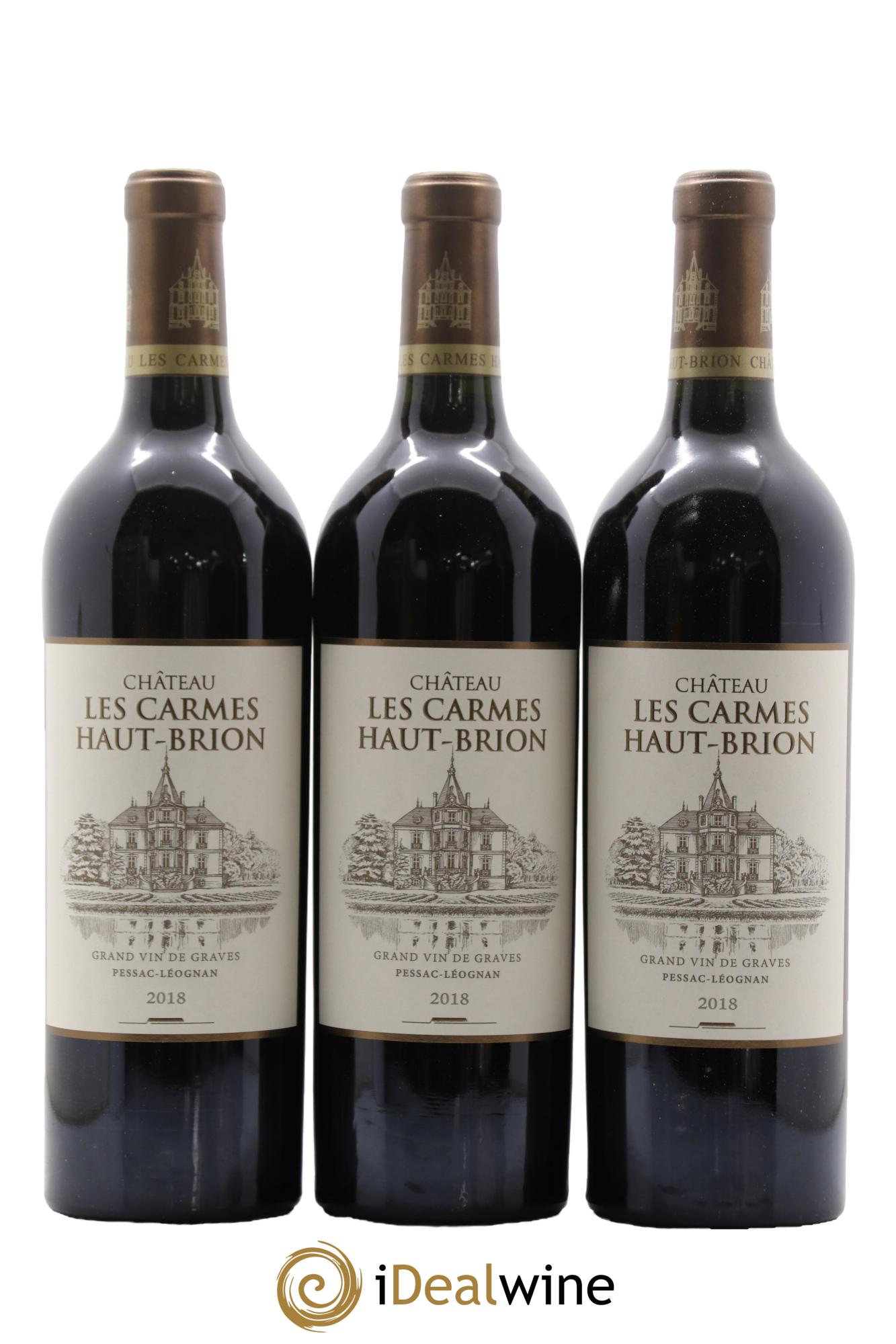 Château Les Carmes Haut-Brion 2018 - Lotto di 6 bottiglie - 1