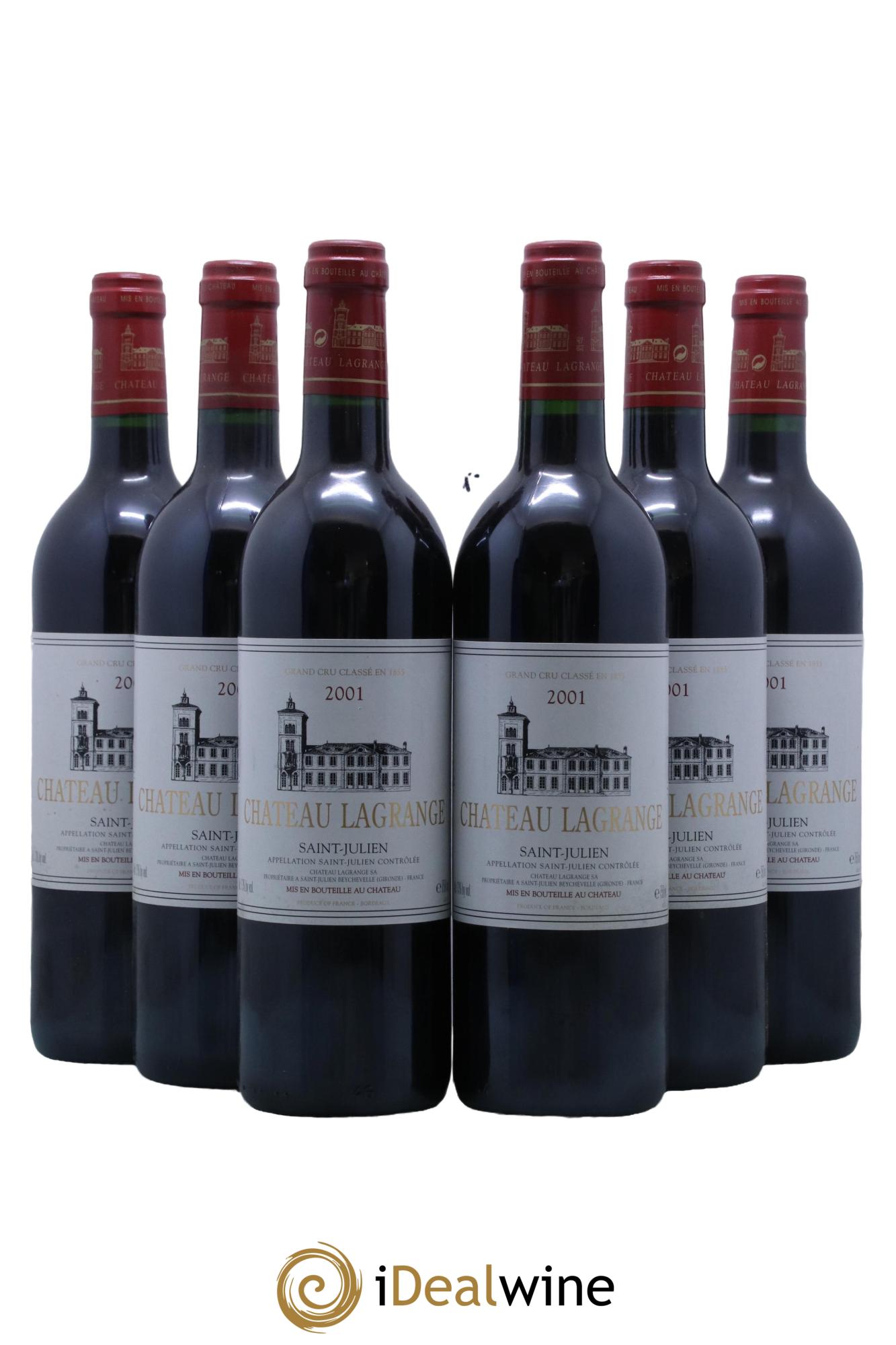 Château Lagrange 3ème Grand Cru Classé  2001 - Lot de 6 bouteilles - 0