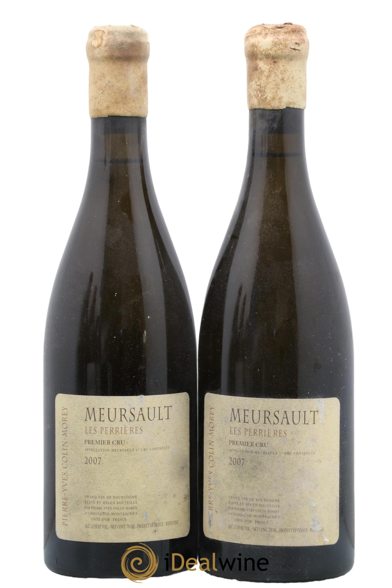 Meursault 1er Cru Les Perrières Pierre-Yves Colin Morey 2007 - Lot de 2 bouteilles - 0