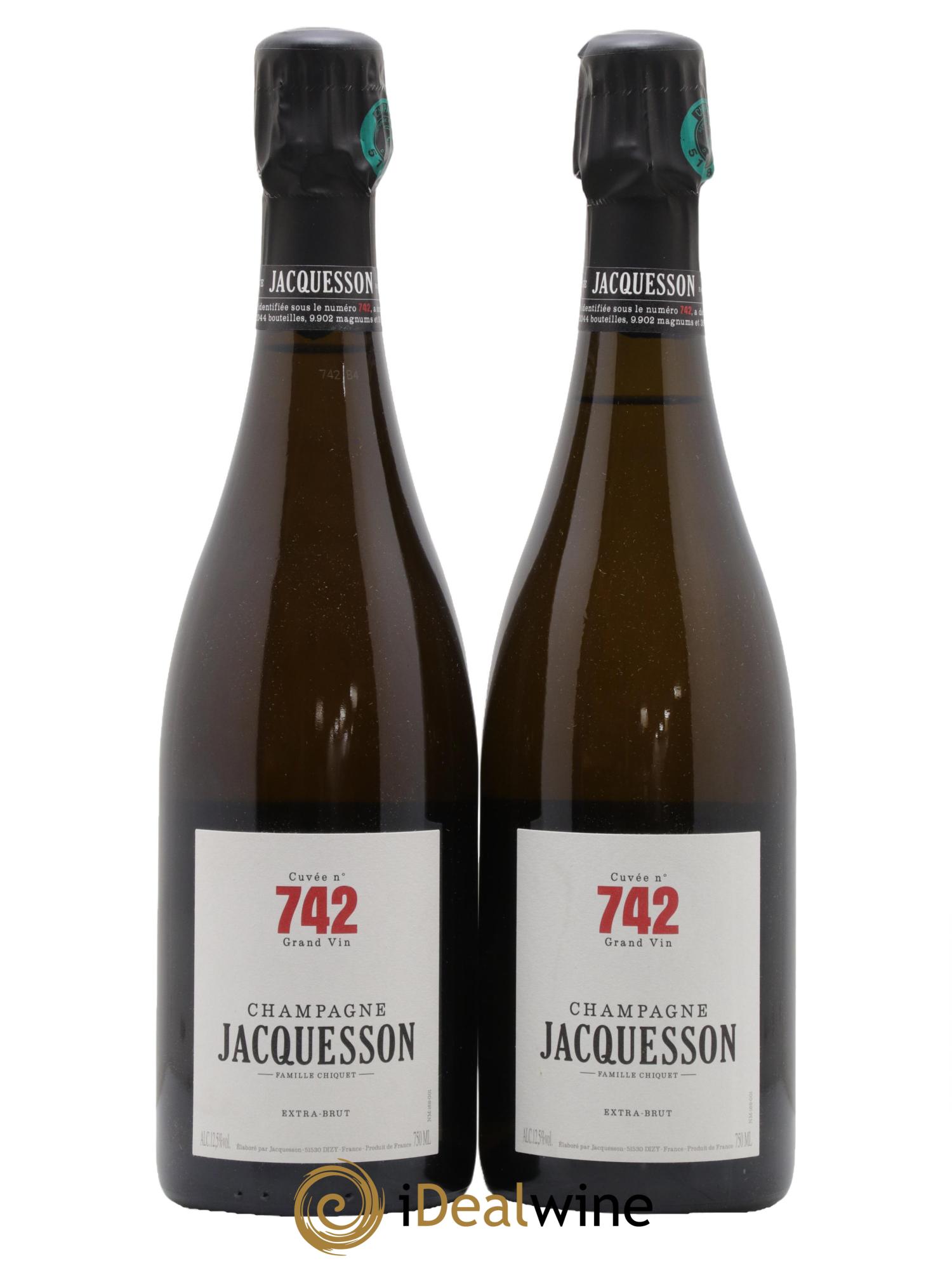 Cuvée 742 Extra-Brut Jacquesson - Lot of 2 bottles - 0