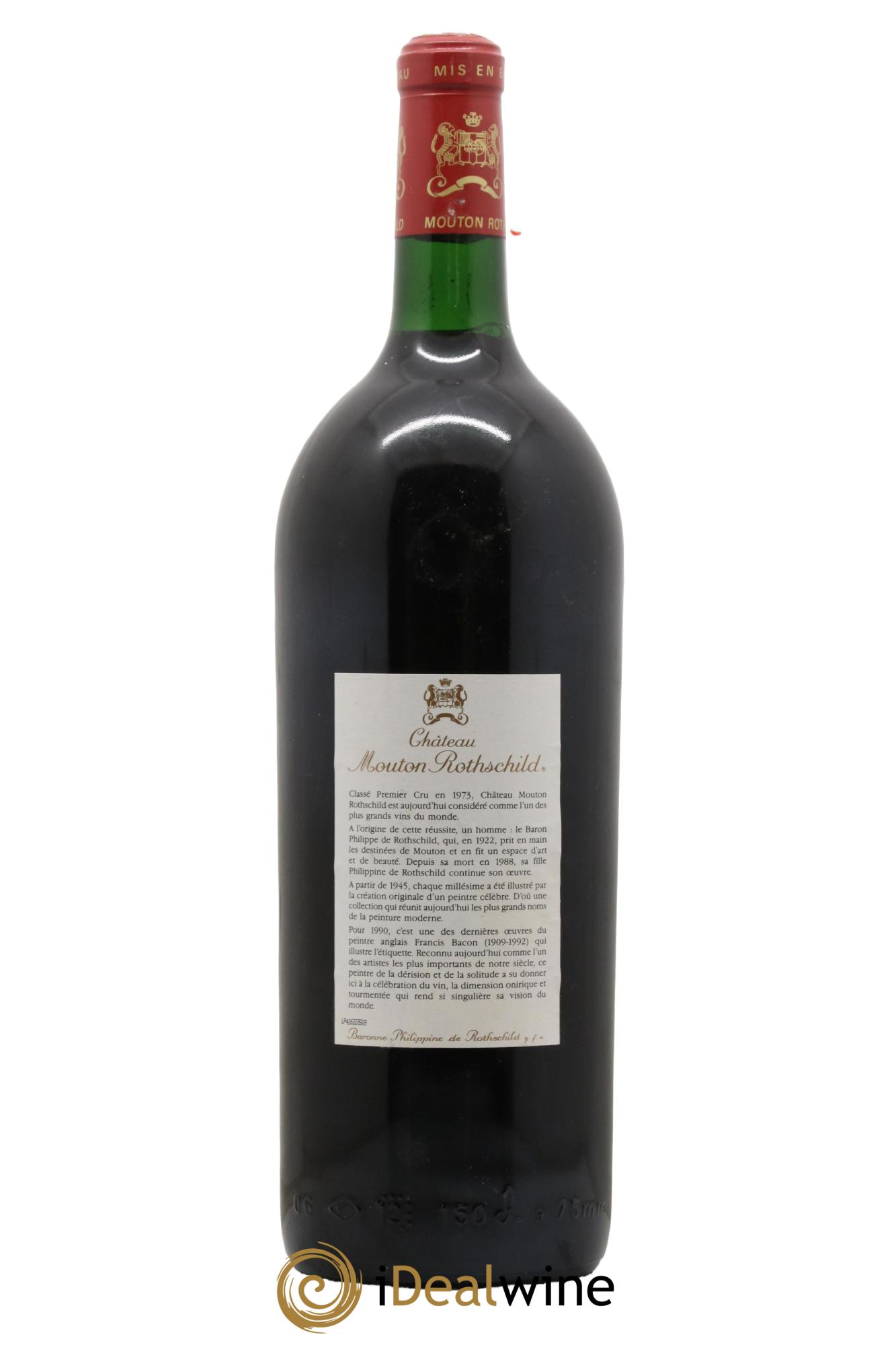 Château Mouton Rothschild 1er Grand Cru Classé 1990 - Posten von 1 Magnum - 1