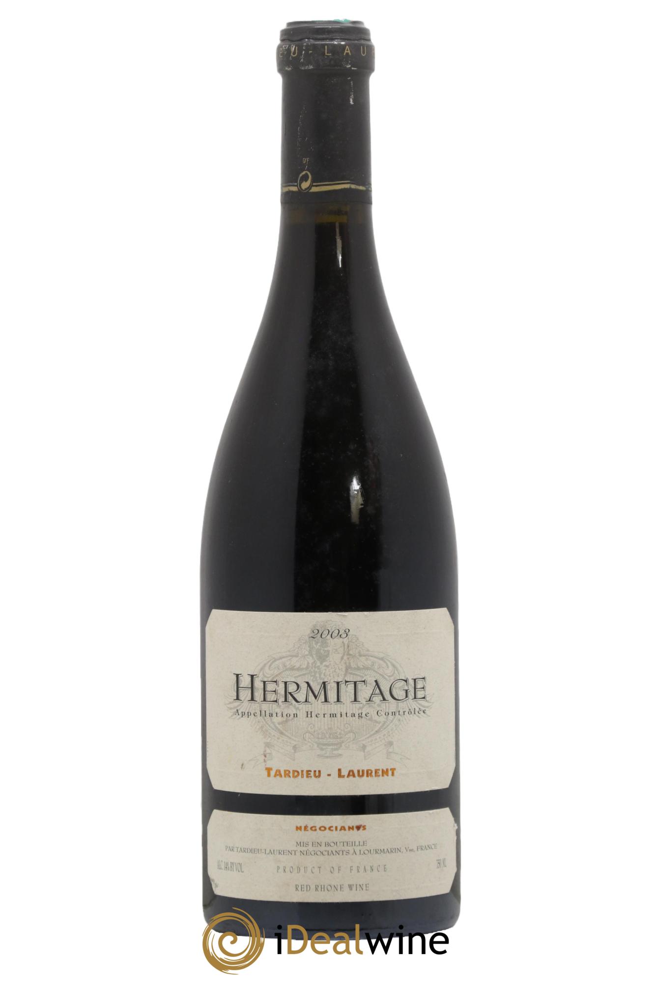 Hermitage Maison Tardieu-Laurent 2003 - Lot de 1 bouteille - 0