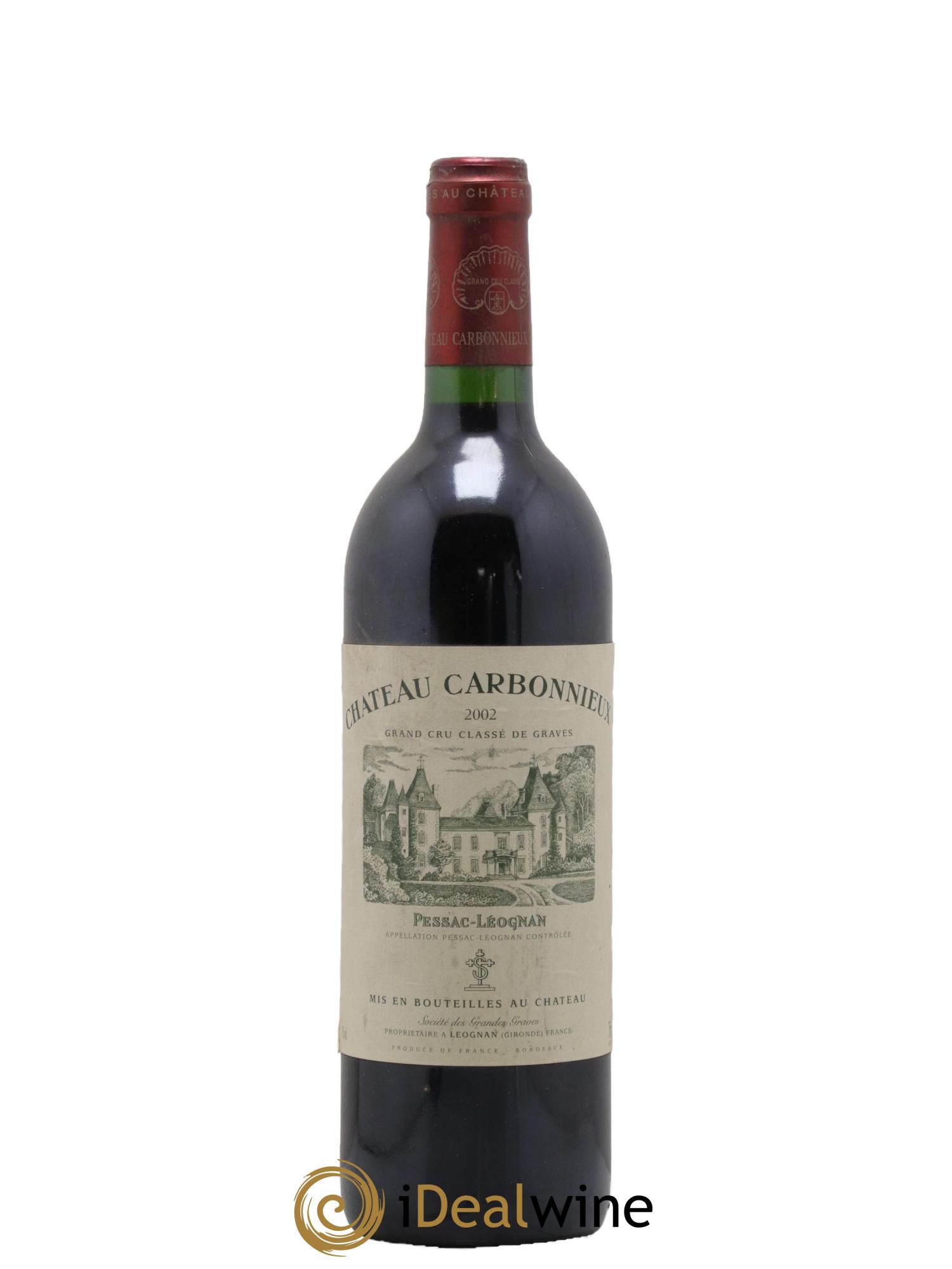 Château Carbonnieux Cru Classé de Graves 2002 - Lot de 1 bouteille - 0