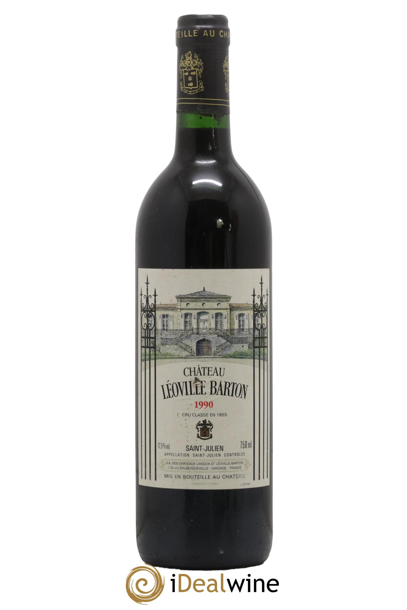 Château Léoville Barton 2ème Grand Cru Classé 1990 - Lotto di 1 bottiglia - 0