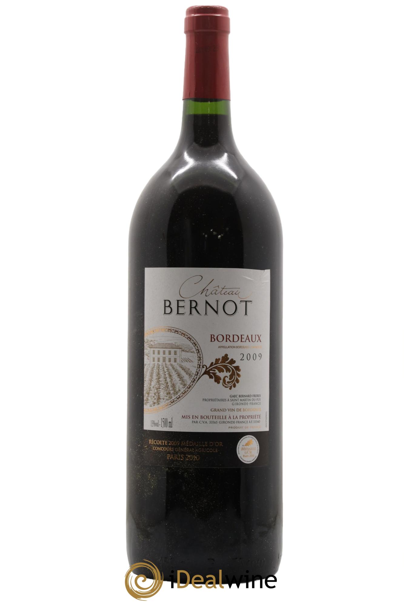 Bordeaux Chateau Bernot 2009 - Lot of 1 magnum - 1