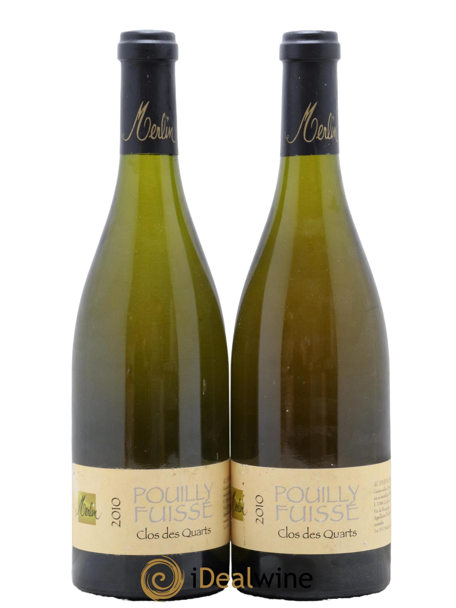 Pouilly-Fuissé Clos des Quart Merlin 2010 - Lotto di 2 bottiglie - 0