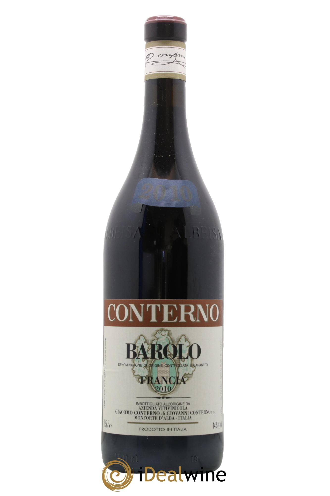 Barolo DOCG Cascina Francia Giacomo Conterno 2010 - Lotto di 1 magnum - 1