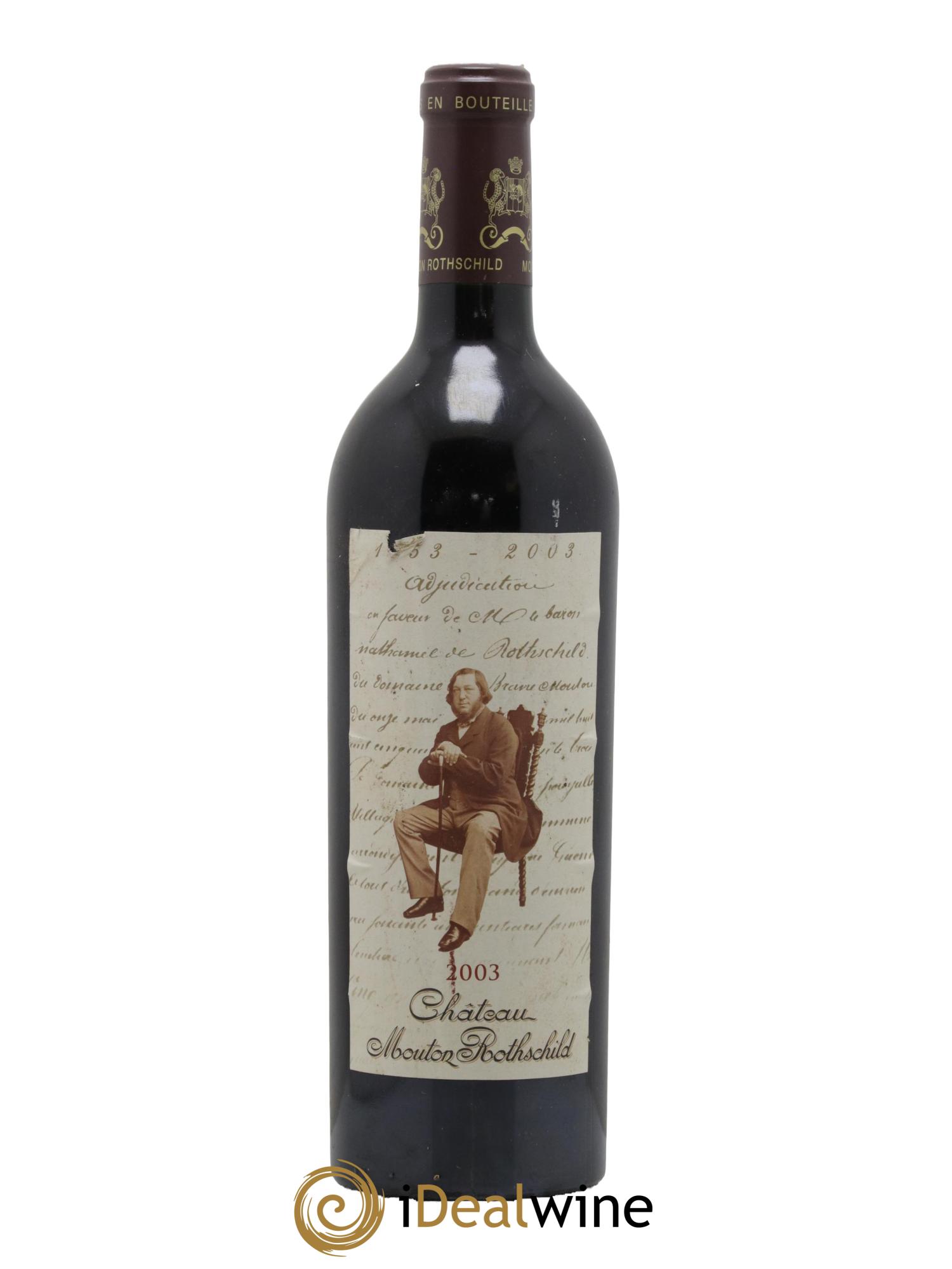 Château Mouton Rothschild 1er Grand Cru Classé 2003 - Posten von 1 Flasche - 0