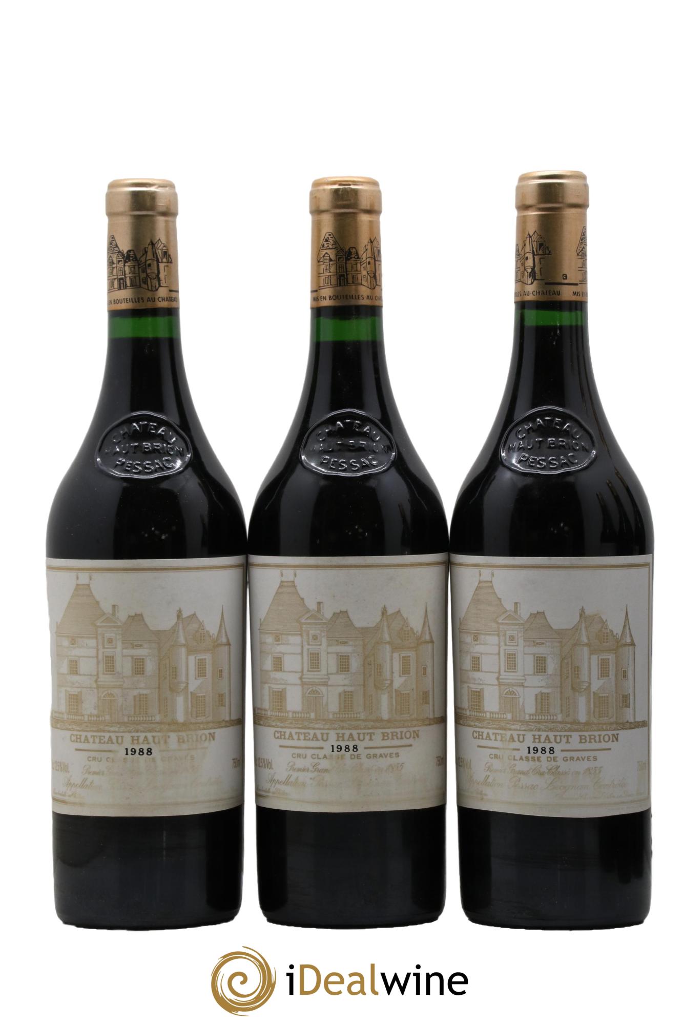 Château Haut Brion 1er Grand Cru Classé 1988 - Lot of 12 bottles - 3