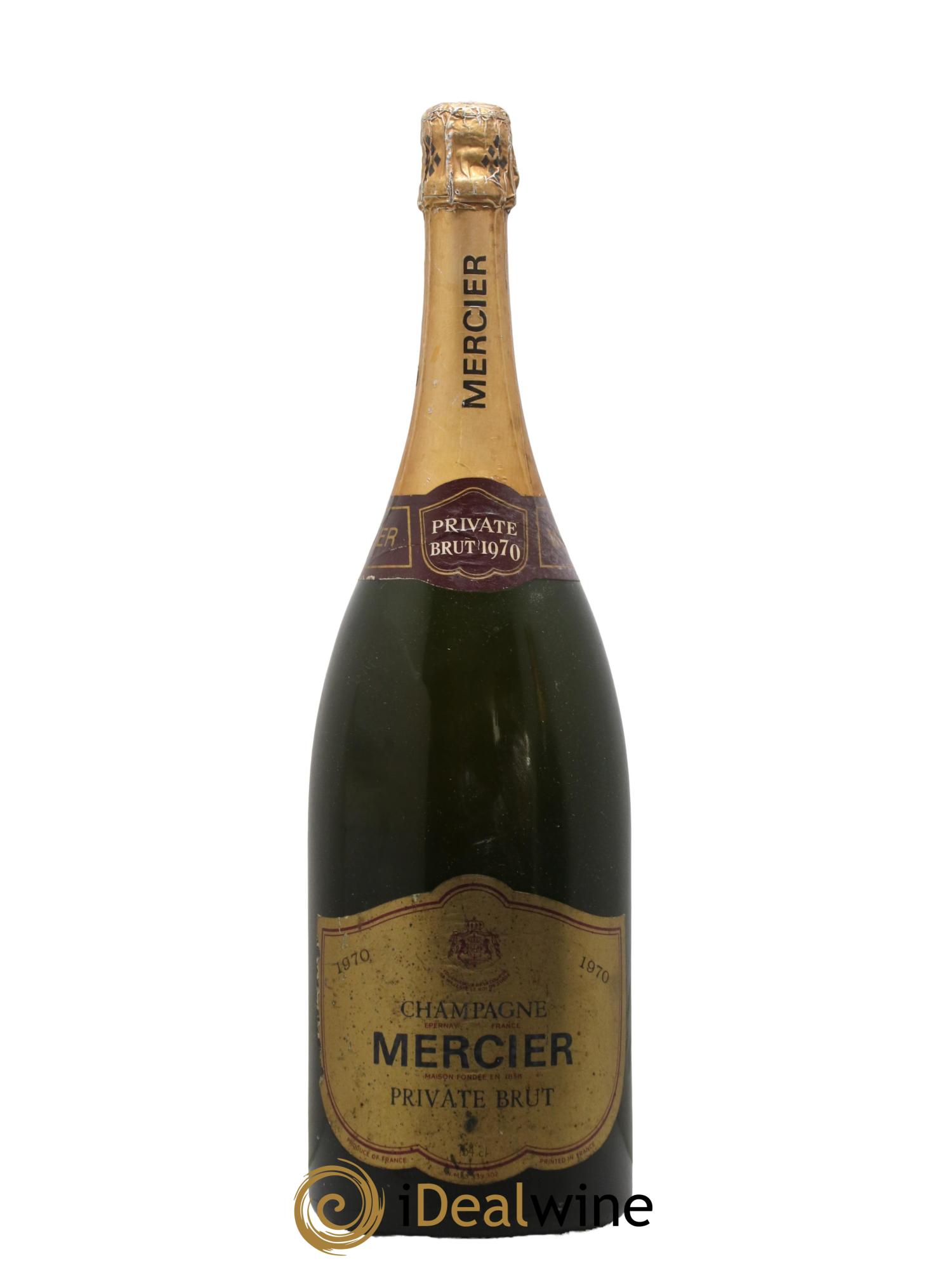 Champagne Private Brut Maison Mercier 1970 - Lot de 1 magnum - 0