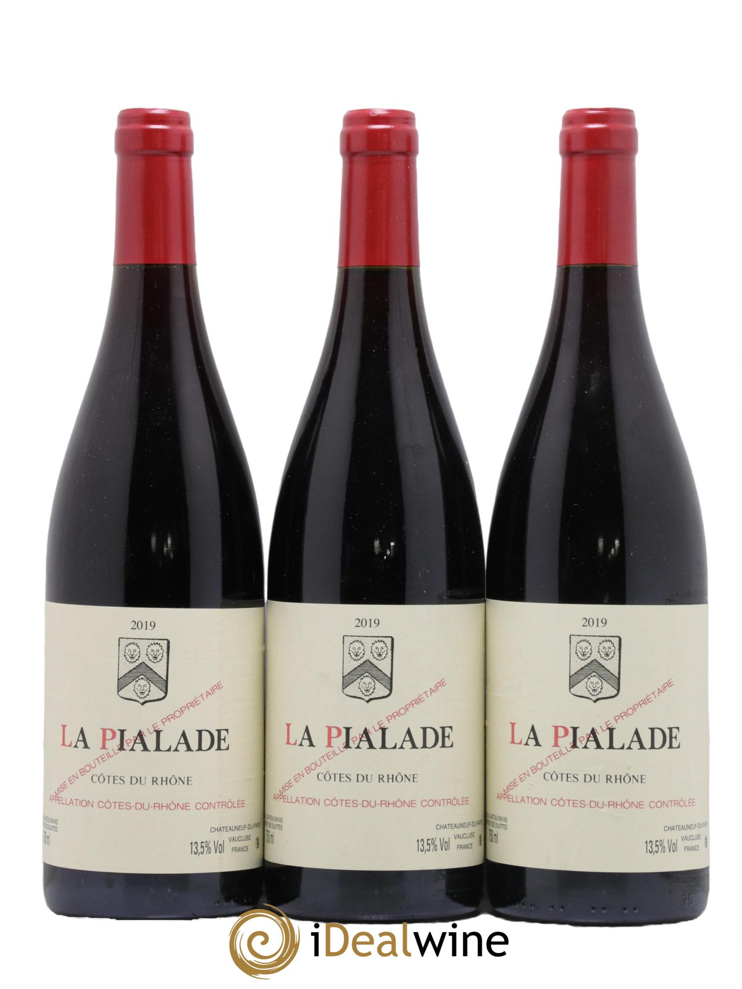 Côtes du Rhône La Pialade Emmanuel Reynaud  2019 - Lot de 3 bouteilles - 0