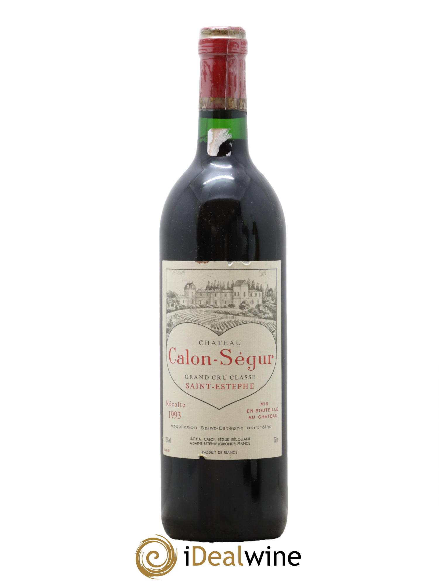 Château Calon Ségur 3ème Grand Cru Classé 1993 - Lotto di 1 bottiglia - 0