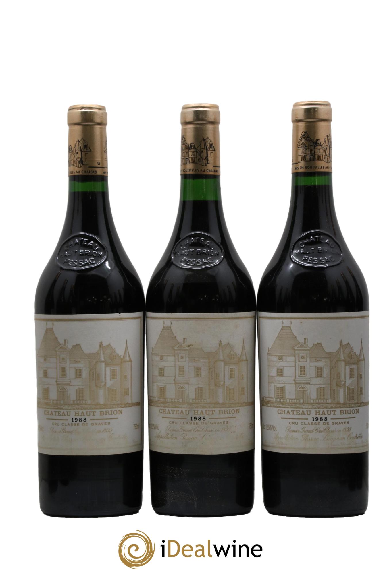 Château Haut Brion 1er Grand Cru Classé 1988 - Lot of 12 bottles - 1