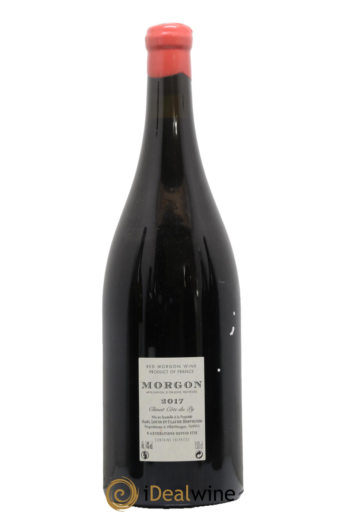 Morgon Côte du Py Louis-Claude Desvignes 2017 - Lot de 1 magnum - 1