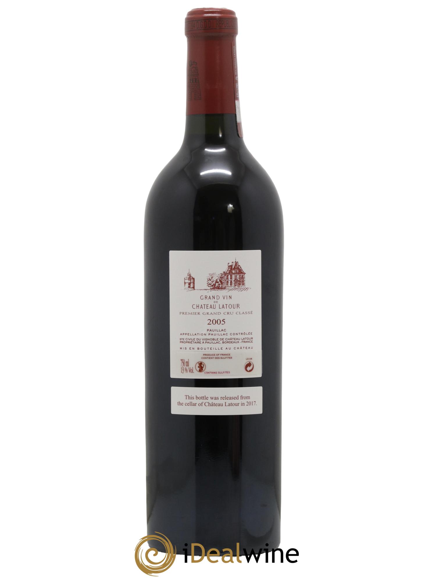 Château Latour 1er Grand Cru Classé 2005 - Posten von 1 Flasche - 1