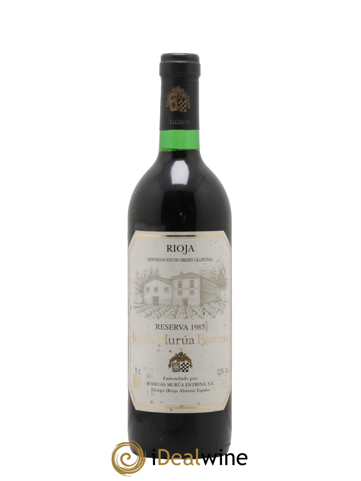 Rioja DOCA Bodegas Murua Entrena Reserva 1985 - Lotto di 1 bottiglia - 0