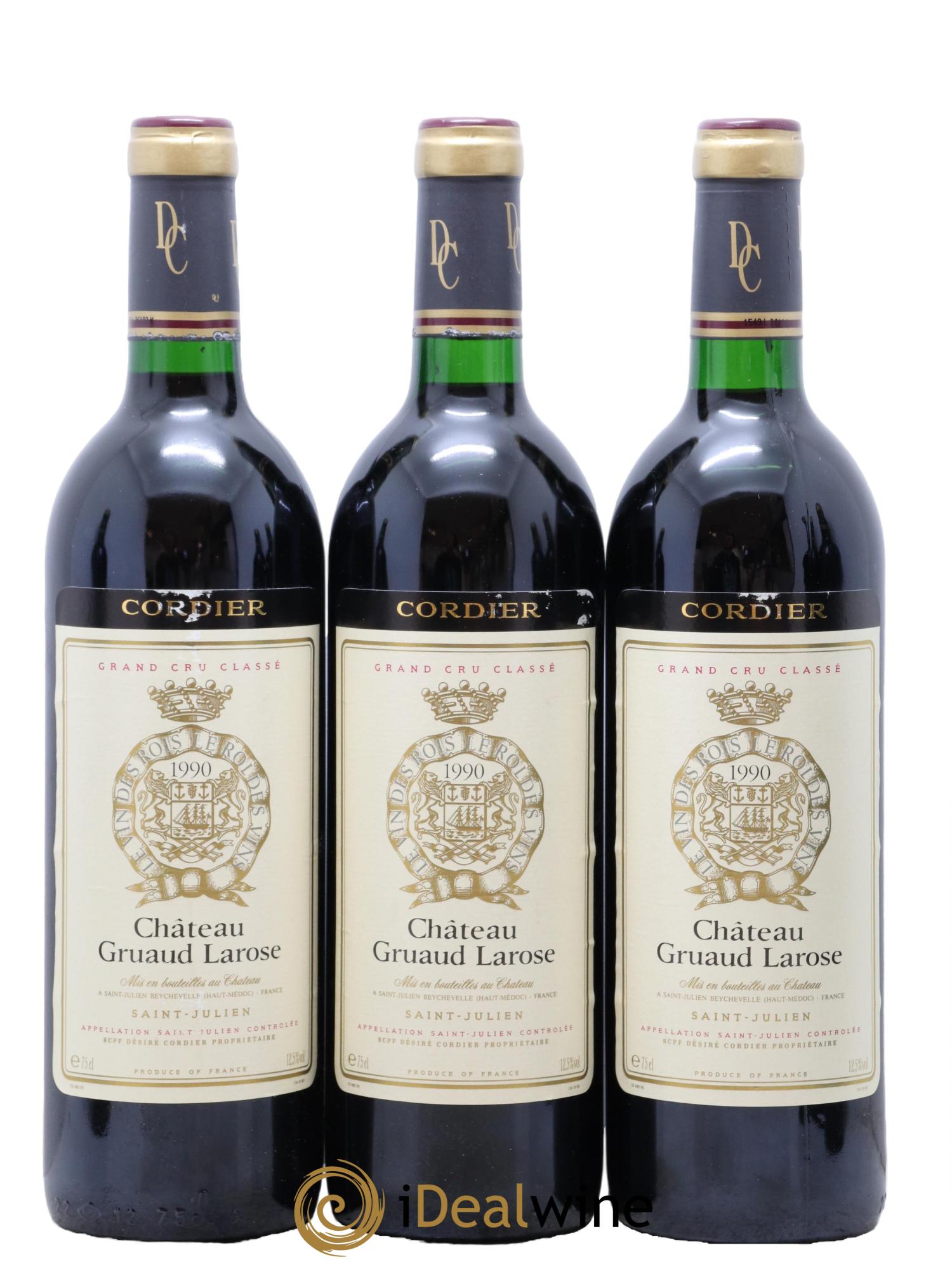 Château Gruaud Larose 2ème Grand Cru Classé  1990 - Lot of 12 bottles - 3