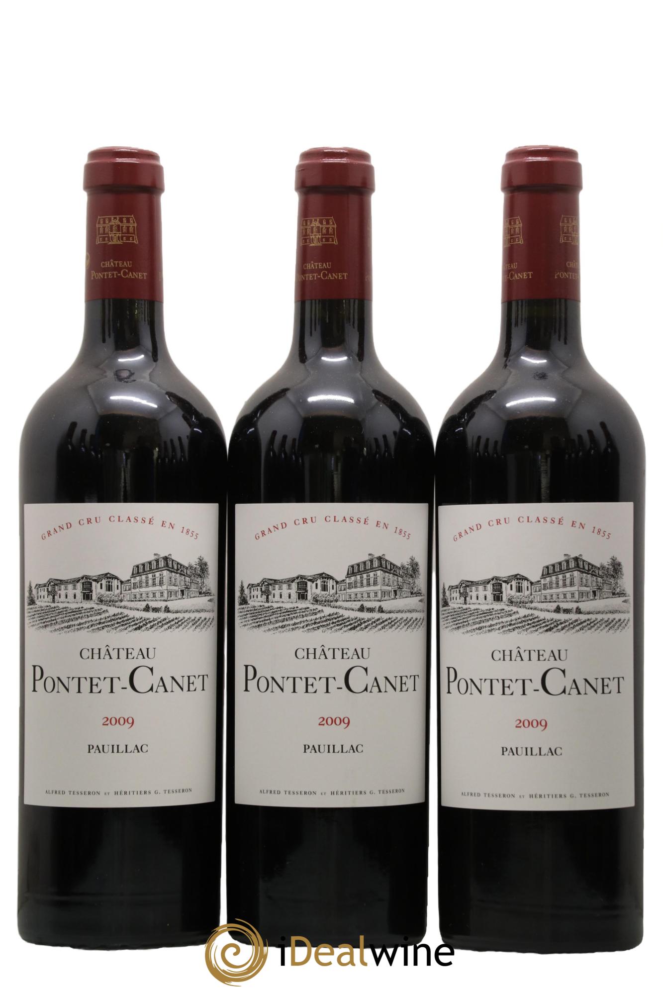 Château Pontet Canet 5ème Grand Cru Classé 2009 - Lotto di 12 bottiglie - 1