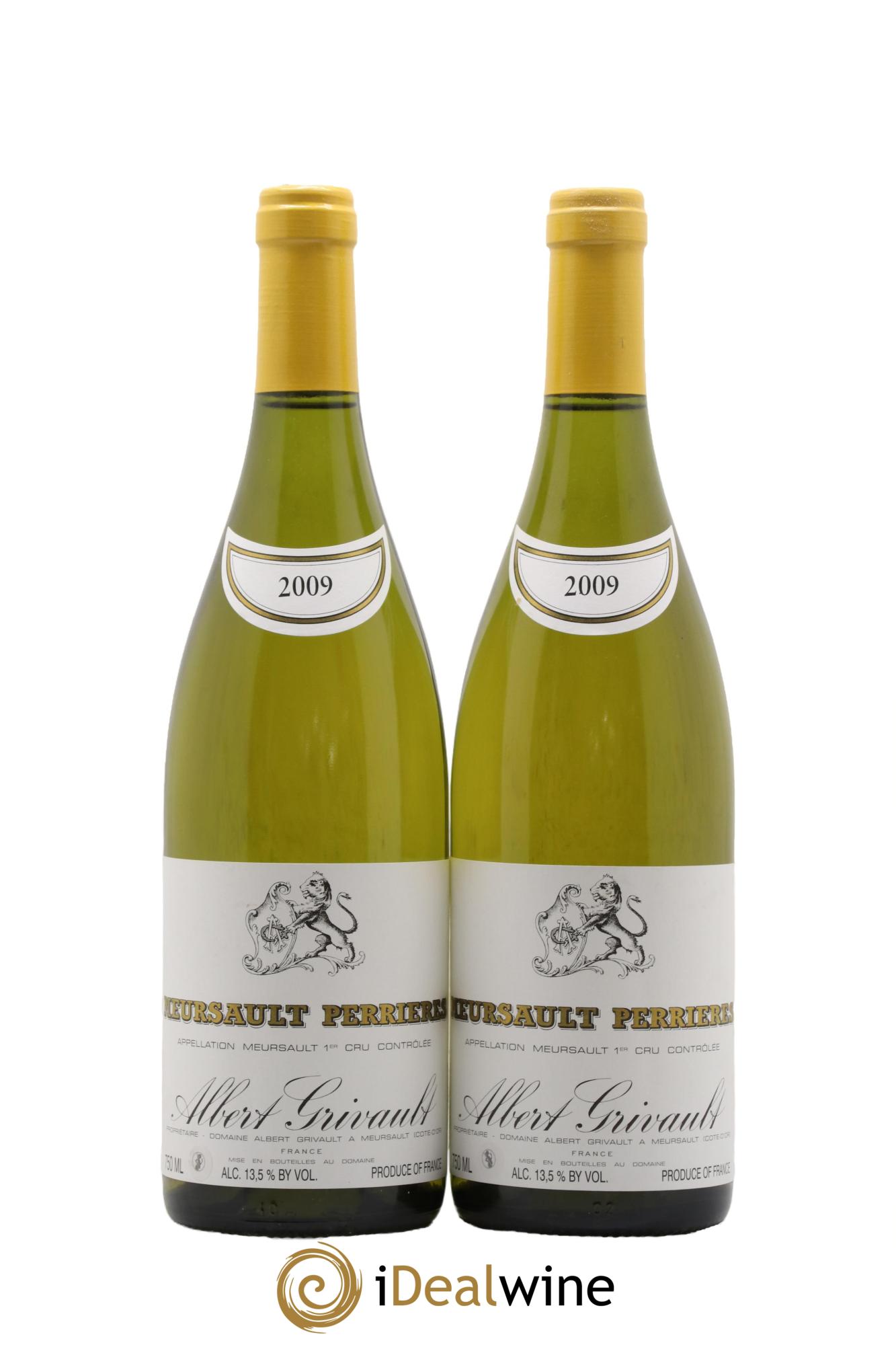 Meursault 1er Cru Perrières Albert Grivault 2009 - Lot de 2 bouteilles - 0