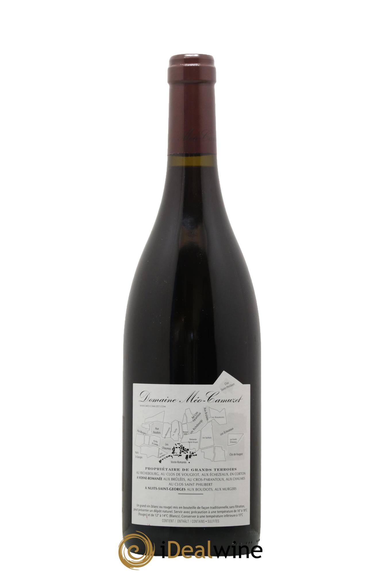 Nuits Saint-Georges 1er Cru Aux Murgers Méo-Camuzet (Domaine) 2015 - Lot de 1 bouteille - 1