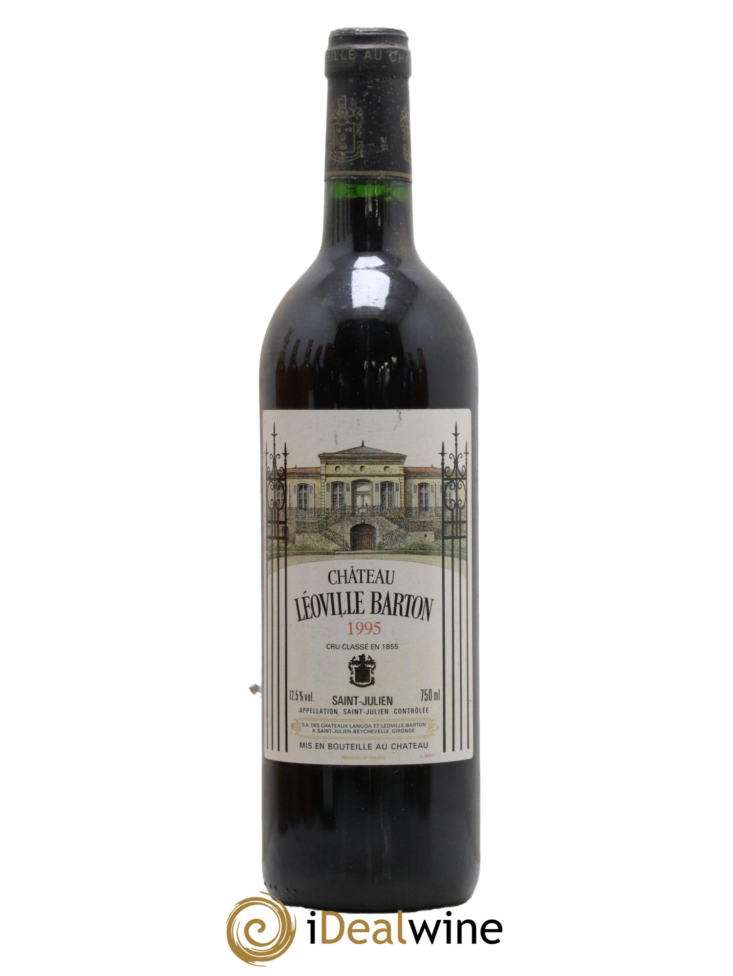 Château Léoville Barton 2ème Grand Cru Classé  1995 - Posten von 1 Flasche - 0