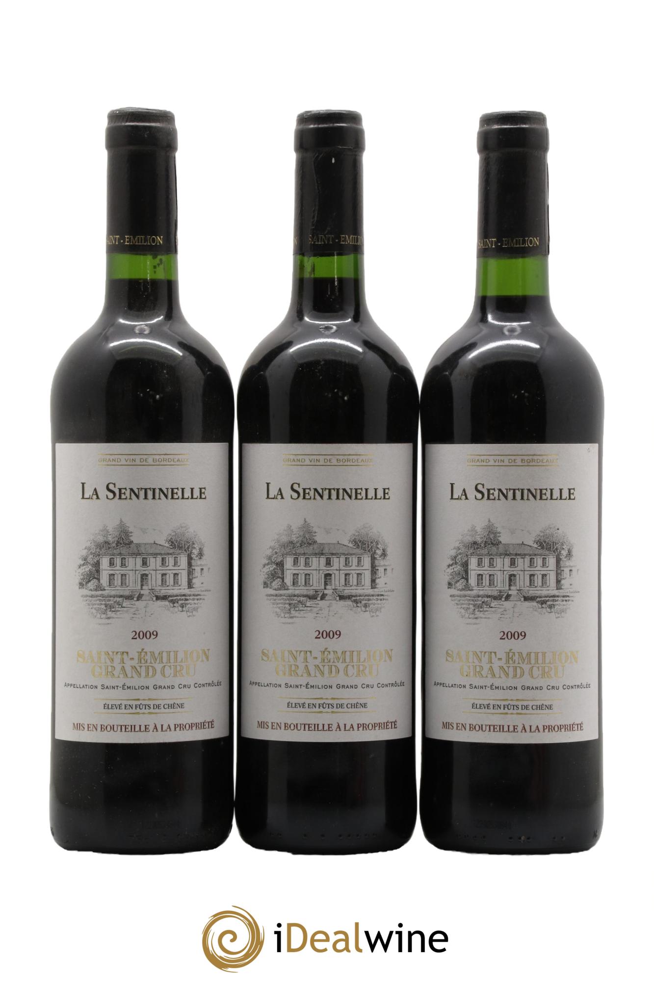 Saint-Émilion Grand Cru La Sentinelle 2009 - Lot de 3 bouteilles - 0