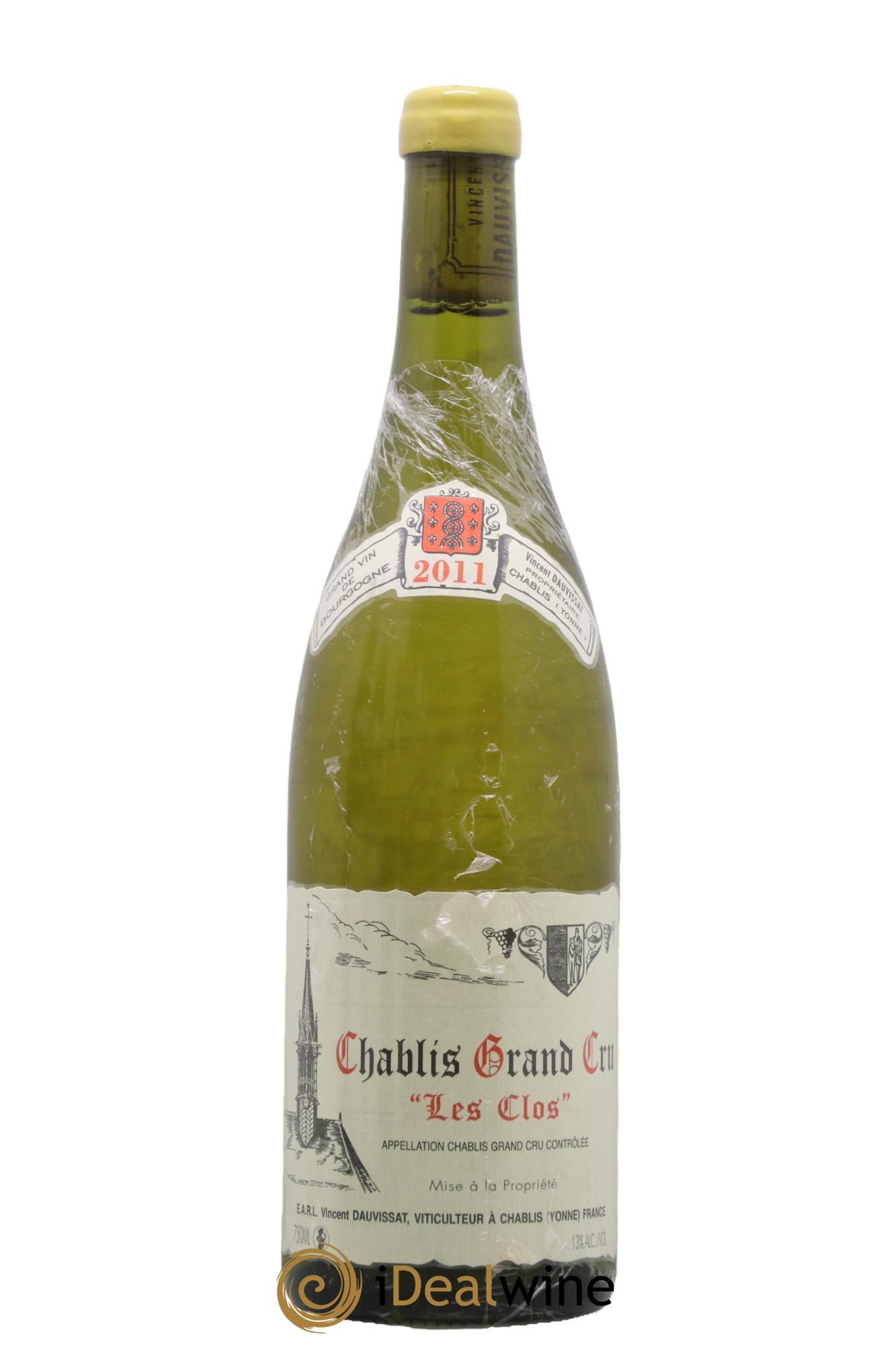 Chablis Grand Cru Les Clos Vincent Dauvissat (Domaine) 2011 - Lotto di 1 bottiglia - 0