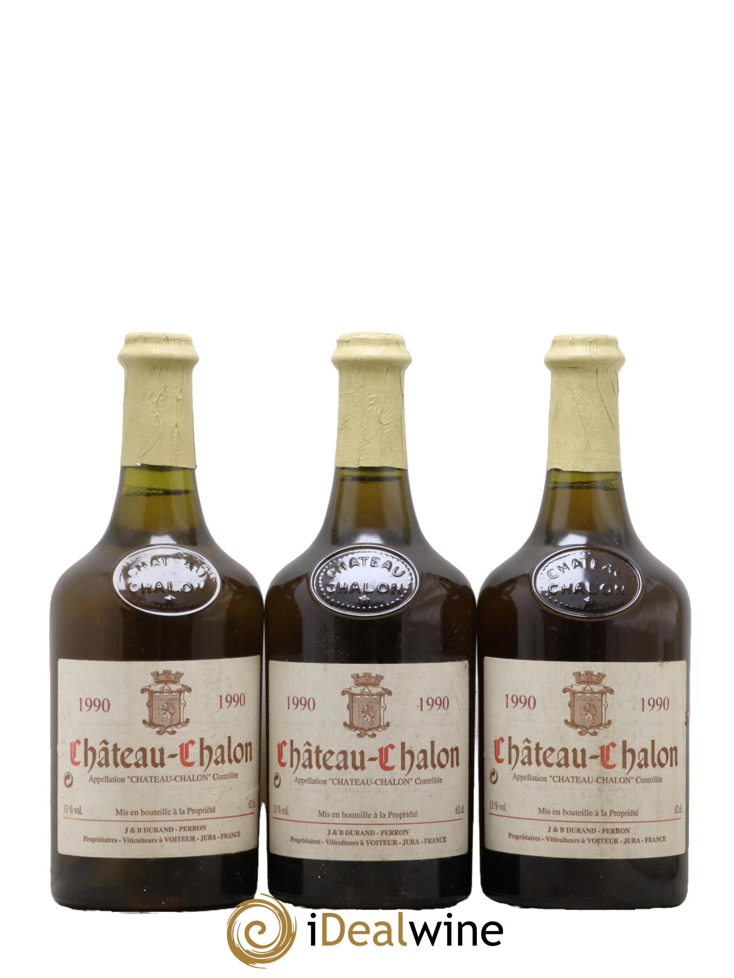 Château-Chalon Domaine Durand-Perron 1990 - Lot de 3 clavelins - 0