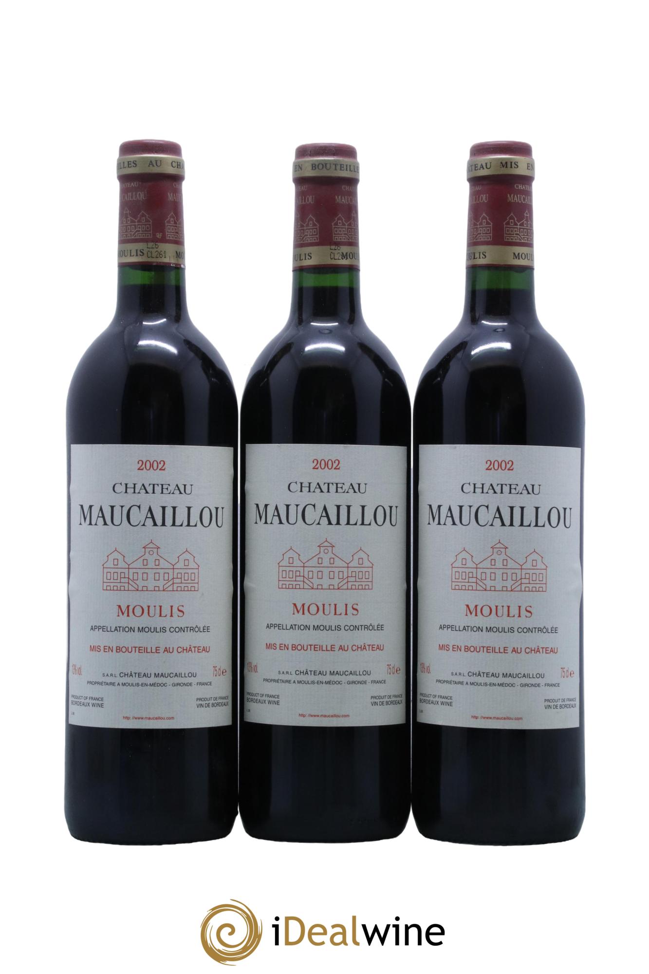 Château Maucaillou  2002 - Lot de 12 bouteilles - 2