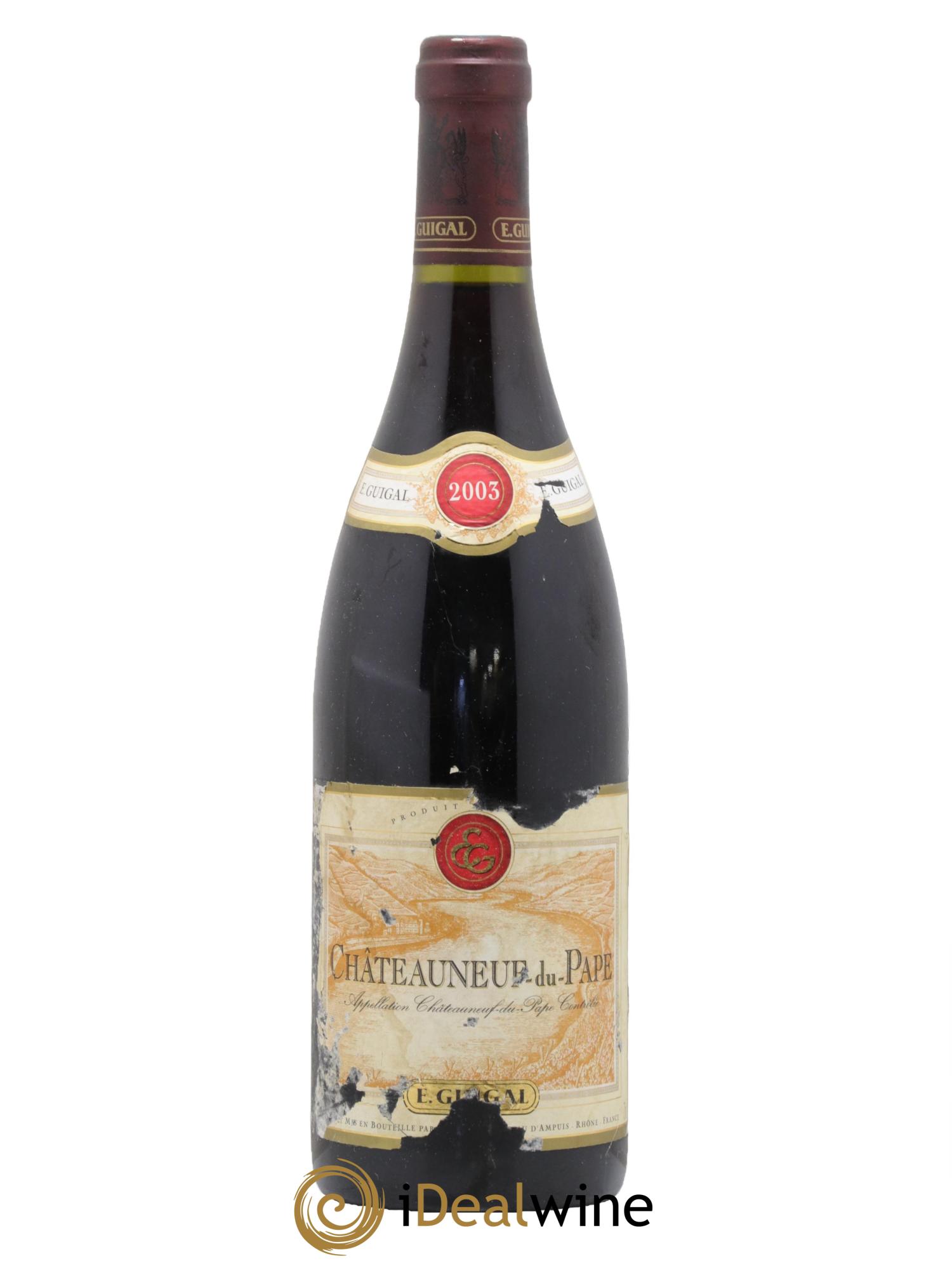 Châteauneuf-du-Pape Guigal 2003 - Posten von 1 Flasche - 0