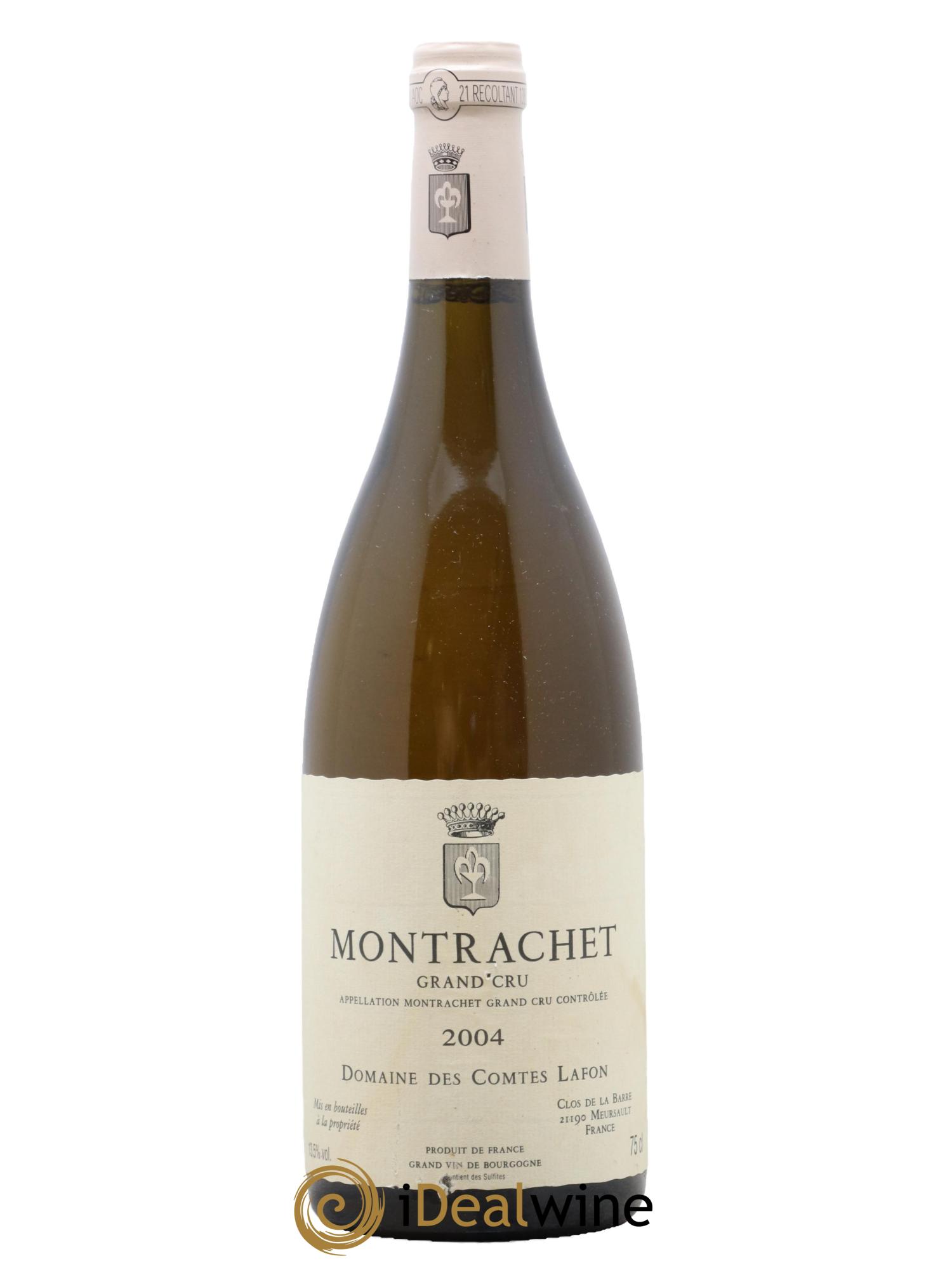 Montrachet Grand Cru Comtes Lafon (Domaine des) 2004 - Lot de 1 bouteille - 0