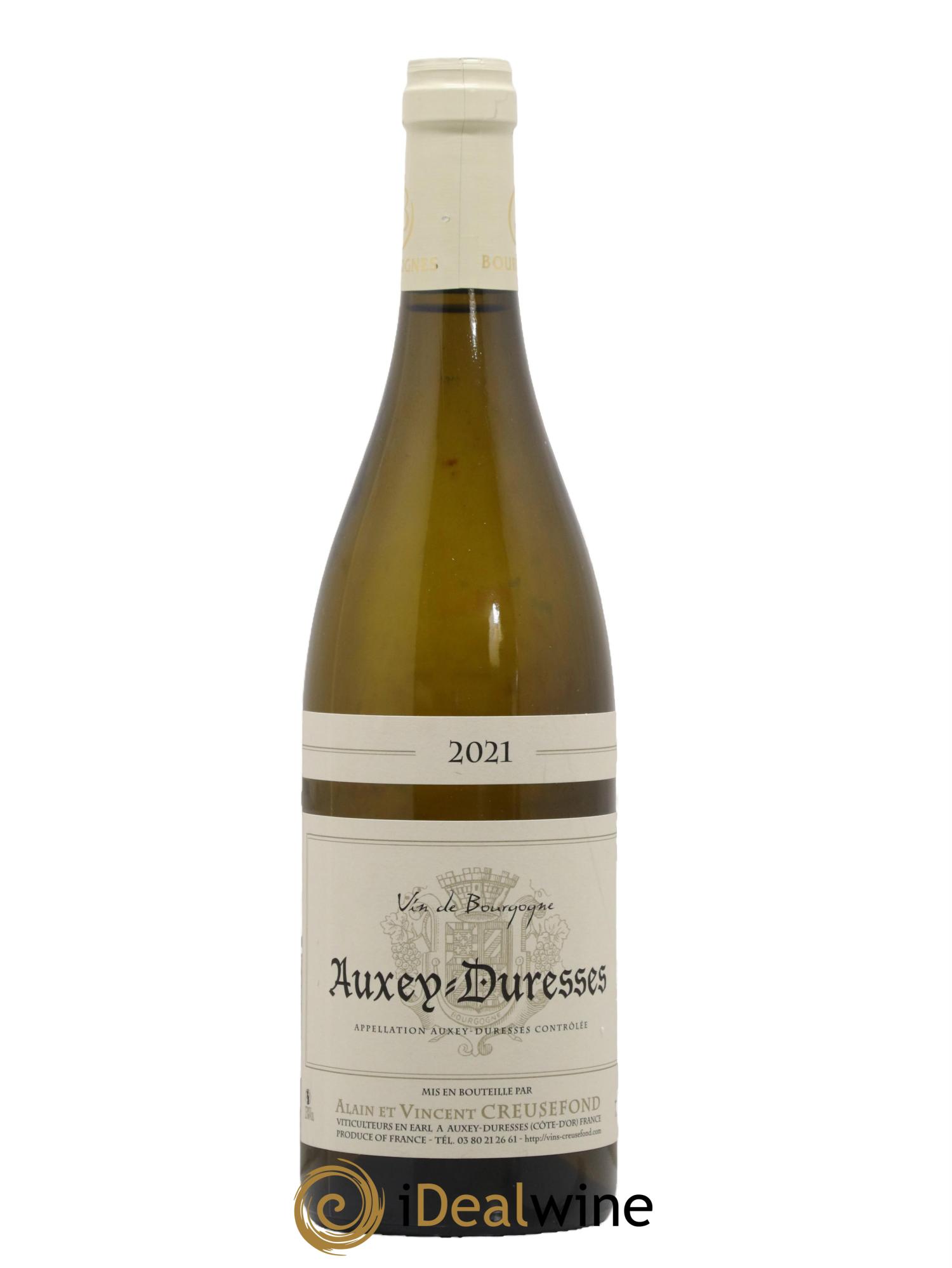 Auxey-Duresses Alain Et Vincent Creusefond 2021 - Lot de 1 bouteille - 0