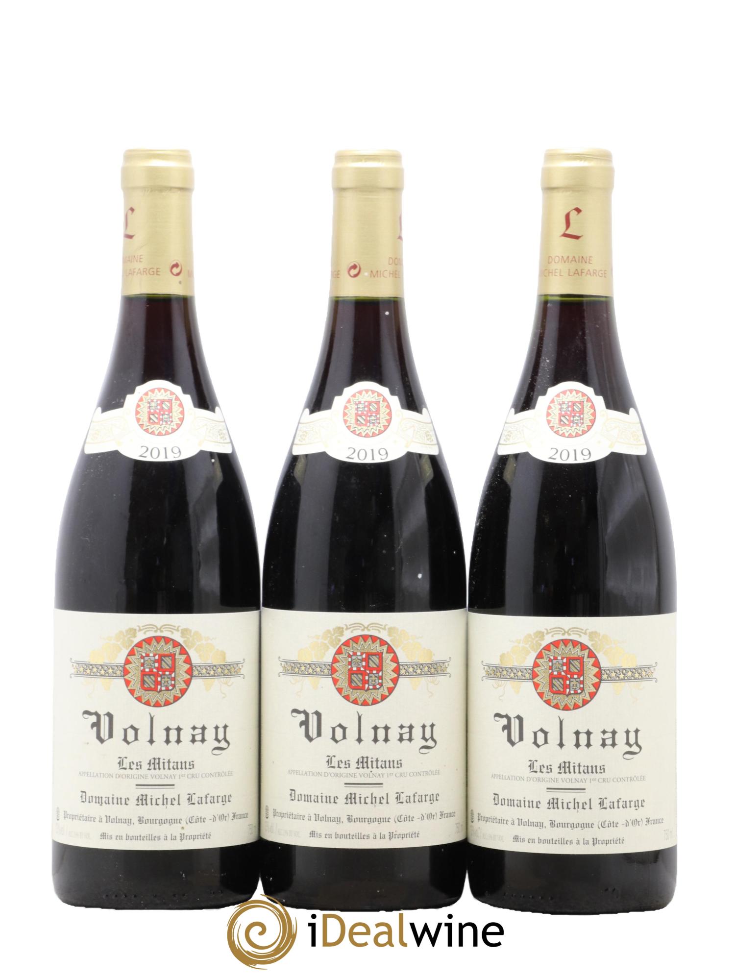 Volnay 1er Cru Les Mitans Lafarge (Domaine) 2019 - Lot of 3 bottles - 0