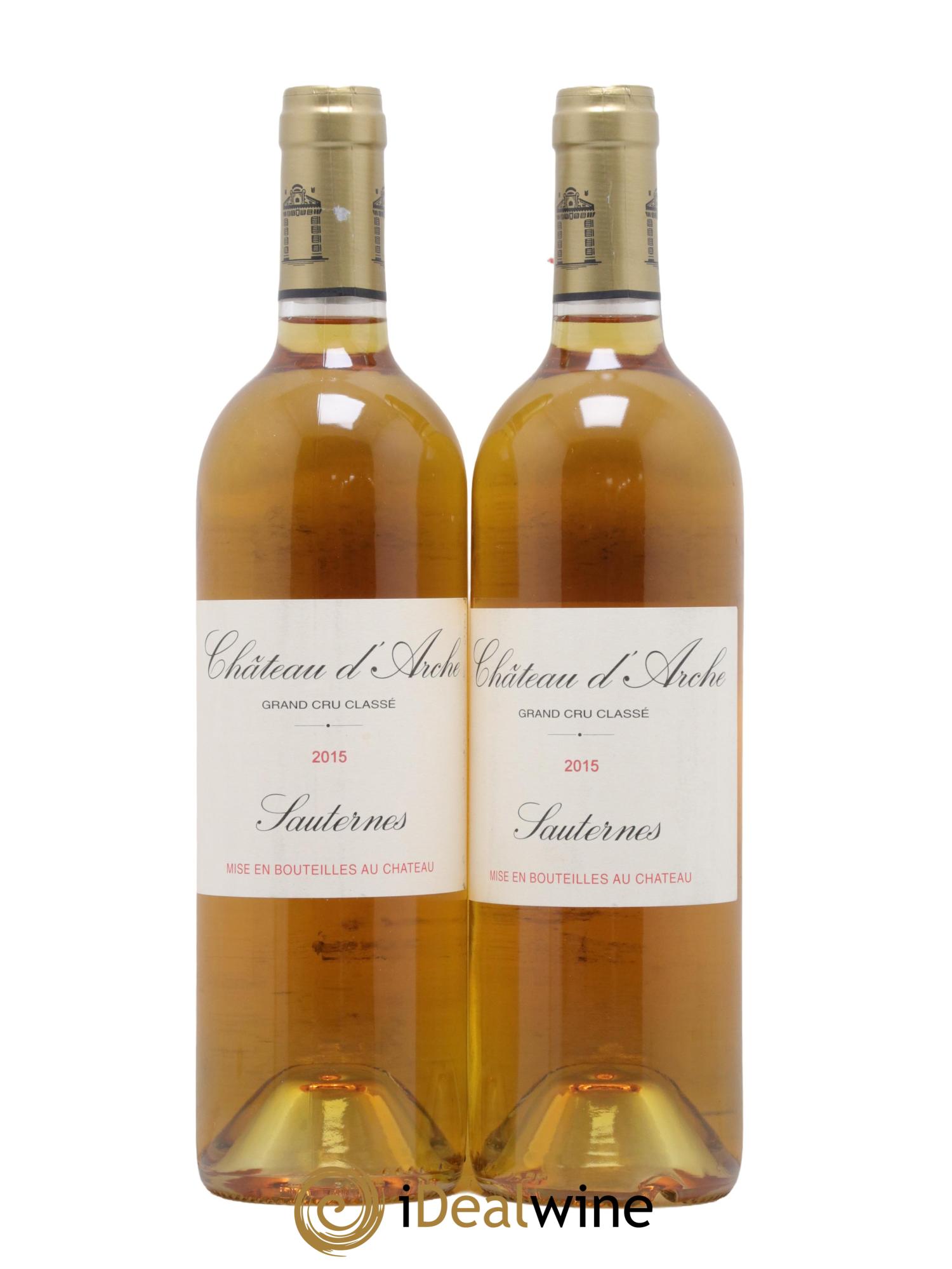 Château d' Arche 2ème Grand Cru Classé  2015 - Posten von 2 Flaschen - 0