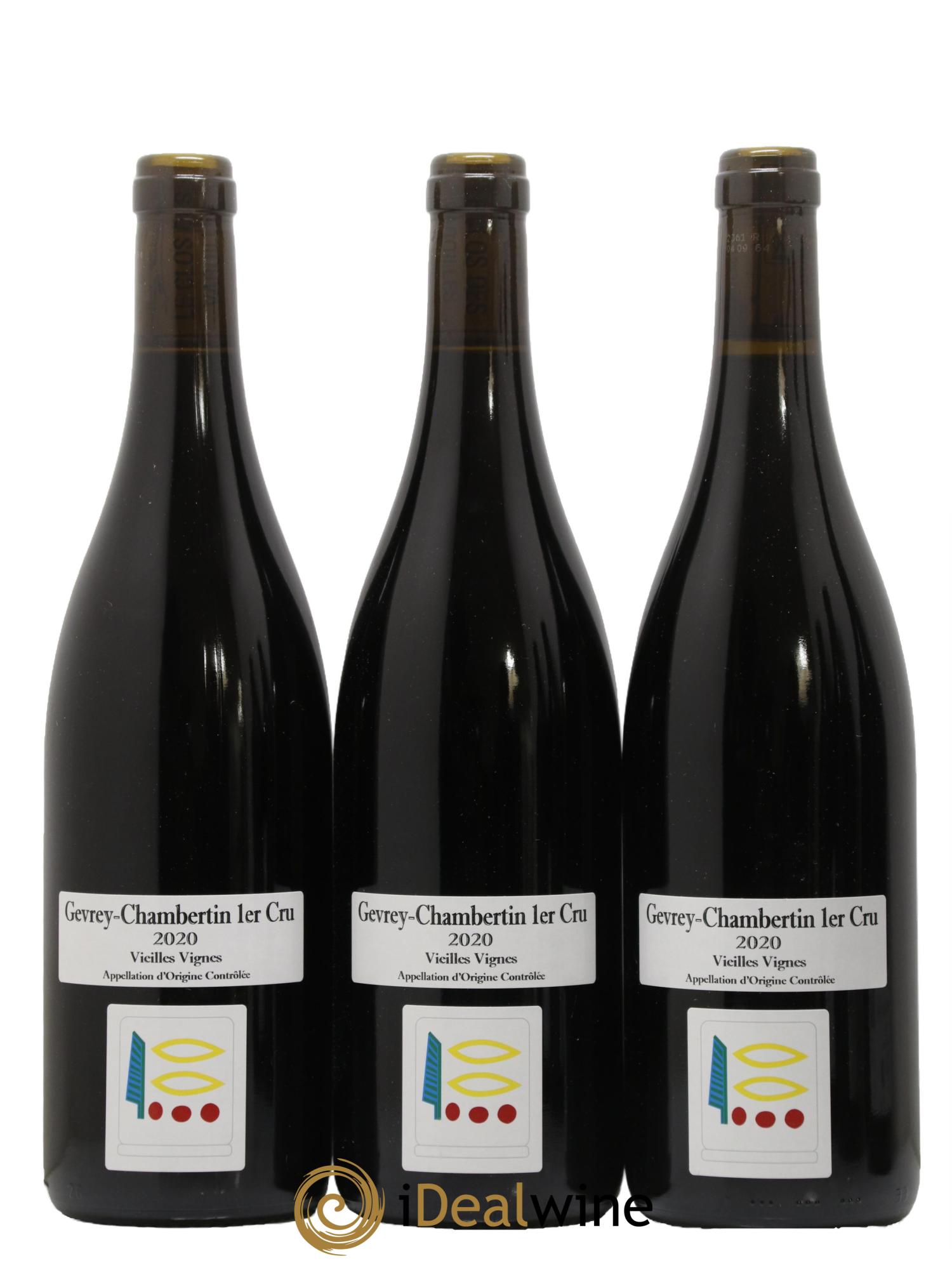 Gevrey-Chambertin  1er Cru Vieilles Vignes Prieuré Roch 2020 - Lot de 3 bouteilles - 0